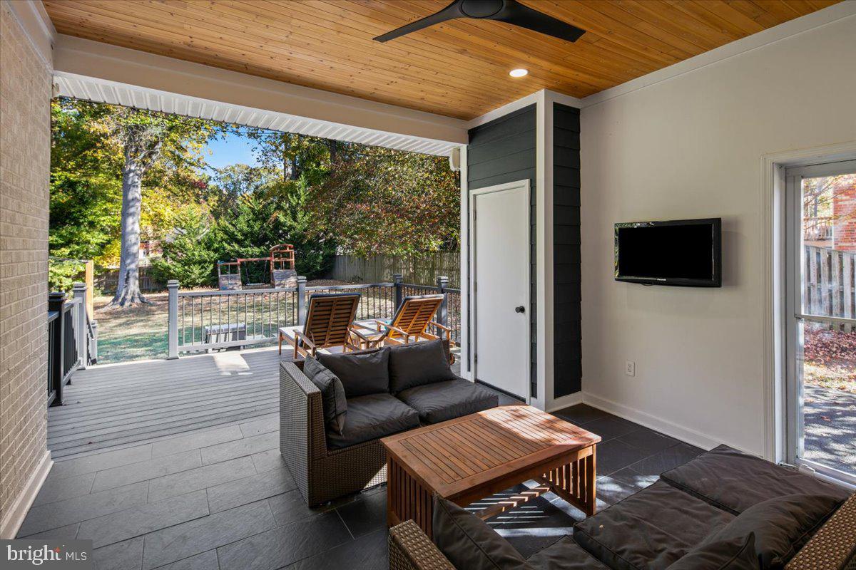 Fantastic opportunity for one level living with all the improvements already completed in highly desirable Yacht Haven Estates community! Bright and open main level features updated stylish white kitchen open to dining and family room with focal point fireplace. Rarely found 4 main level bedrooms! Main level leads to incredible covered patio equipped with tv and deck/concrete patio overlooking expansive fully fenced and level half acre rear grounds. Incredibly spacious walk out lower level with rec room, full bath, laundry, full second kitchen, and tons of storage space. Incredibly flexible floor plan for those seeking two separate living spaces. Impressive list of recent improvements include: fully renovated kitchen in 2019 (cabinets, quartz counters, LG stainless appliances and Sharp microwave, farmhouse sink, and island with overhang for seating), opened and expanded stairway to lower level including new railing (2019), new enlarged kitchen windows and dining room windows to back yard (2019), low profile ceiling fans added to all bedrooms (2020), fireplaces renovated with new tile and custom concrete hearths (2020), lower level living room renovated with new flooring, lighting, molding, and closet doors (2020), lower level mudroom renovated with new tile, cabinetry, built in seating, lighting, and storage closet (2021), all 3 bathrooms fully renovated with enlarged primary bath/walk in shower, guest bath with deep soaking tub, and built in shelving, lanai created with cedar ceiling and tile floor (2022), enclosed area for workshop/storage room with Hardie-siding, storm door, and upgraded lighting/ceiling fan, Trex deck 2022), stamped concrete patio/retaining wall (2022), driveway replaced with added side parking along enclosed patio (2022), water heater replaced (2022), main water line and sewer connection (2023), roof replaced and gutters (2023), upgraded electrical throughout main living areas with low profile led recessed lighting, maestro dimmers, and three way switches and rectangular outlets (2018-2025), and new front door installed (2025). Conveniently located just a short walk to the Mount Vernon Yacht Club and Grist Mill Park, Mount Vernon Estate, Mount Vernon Country Club, Old Town Alexandria, and all Washington DC has to offer!