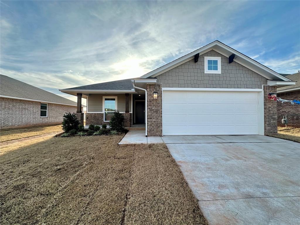 Step into a home designed to elevate both your indoor comfort and outdoor lifestyle. The spacious, covered front and back patio is perfect for everything from quiet mornings to lively gatherings. Inside, the kitchen offers generous prep space, a smooth cooking flow, and upscale touches like under-cabinet lighting, a 5-burner gas range, quartz countertops, and wood-look tile throughout the main living areas for a warm, modern feel. The primary suite is privately situated away from the other two bedrooms, creating a peaceful retreat. Unwind in the soaking tub or separate walk-in shower. As part of The Grove Community, you’ll enjoy access to two resort-style pools, two clubhouses, two fitness centers, miles of paved trails, five playgrounds, three soccer fields, a basketball court, and three stocked ponds. An on-site elementary school in the top-rated Deer Creek School District adds even more convenience. Your new home also includes a 1-year builder’s warranty and a 10-year structural warranty. Reach out today for more details!