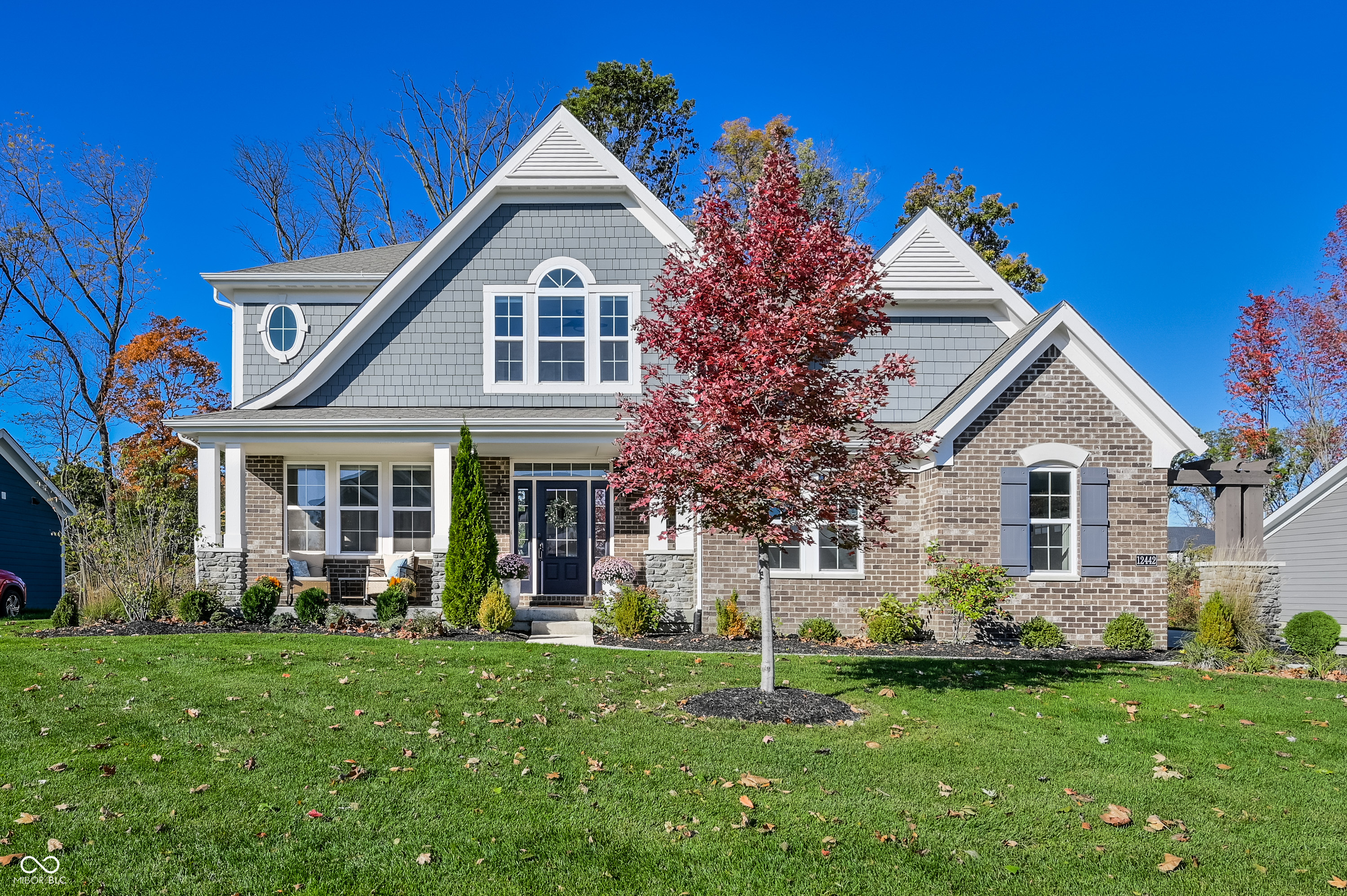 Welcome home! The next chapter in your life starts in this light-filled haven! This stunning 5-bedroom, 4.5-bathroom residence could be the one you have been waiting for as it has so much to offer! The gourmet chef's kitchen is a showstopper, w/ a high-end kitchen hood, sleek backsplash, & a spacious center island. The home features multiple levels for entertaining, including a grand two-story great room, a large bonus room, and a basement w/ a full bathroom & bedroom. Do you work from home? If so, this home has you covered as its got a fantastic office space at the front of the home. The luxurious primary bedroom is a true retreat, offering a cozy sitting area, two closets, and an amazing en-suite bathroom. The three additional bedrooms upstairs offer plenty of space to unwind after a busy day. The fenced-in backyard features beautiful stamped concrete, creating the perfect outdoor oasis. See yourself enjoying morning coffee on the back patio! This home is better than new, with added perks like custom blinds, a water softener, and a fenced-in backyard! Don't miss out; schedule your showing today.