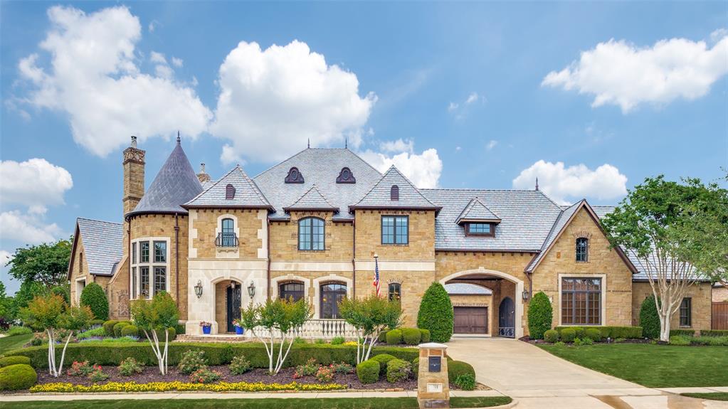 Exceptional estate located in the beautiful Manors at Waterford. Thoughtful design and quality craftsmanship are seen throughout the property. Relaxing living area with sweeping staircase leading to the kitchen with double islands and commercial grade appliances. Master retreat with sauna. Entertaining at its best with backyard oasis, upstairs game room with wet bar, theater, and 400 bottle wine room. 6 car garage. Utility rooms located both up and down. Stone, brick, and cast stone accents. Beautiful architectural beams with rich stains. High end electronics. Freshly installed Zeon Zoysia sod. Savant smart home system. Davinci class 4 roof. Moen flow smart water shut off. Pool replastered and tiled in the past year. Two bathrooms updated in past year. This is a one of a kind home.