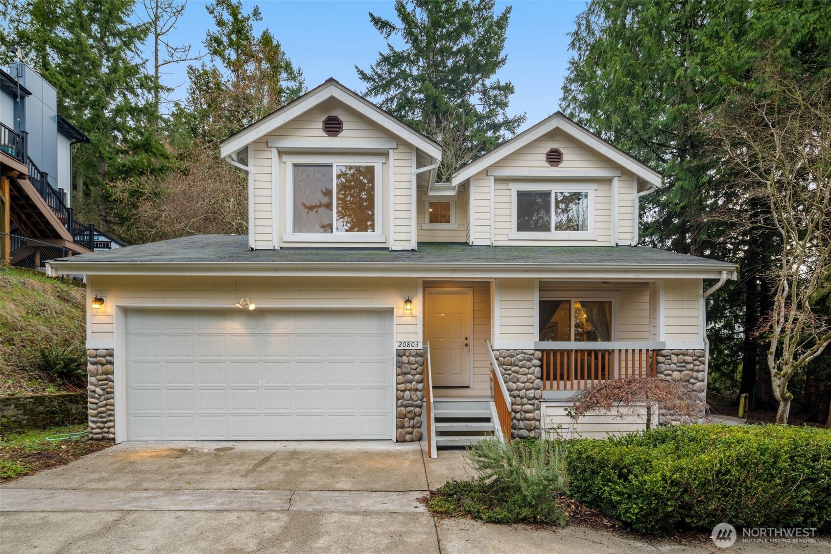 Discover the rare opportunity to own a move-in ready 2 story single-family home built in 2004 in the heart of Sammamish—offering the space, privacy, and freedom today’s buyers crave, without HOA dues or restrictions. Nestled on a quiet lane and set on a generous 10,000 sq ft lot, this beautifully maintained home lives like a private retreat while remaining minutes from everyday conveniences. Thoughtfully designed with a desirable great room layout, the main level features a spacious family room filled with natural light and a stylishly updated kitchen with quartz countertops, white cabinetry, and stainless steel appliances. Durable hardwood flooring throughout—no carpet.  Upstairs, the generous primary suite offers a walk-in closet and updated ensuite bath, accompanied by two additional bedrooms, 3 skylights and a refreshed guest bath. Step outside to enjoy a large entertaining deck overlooking a private backyard—perfect for gatherings, play, or quiet evenings. The expansive lot also offers rare possibility for boat or RV parking, a feature seldom found in this sought-after neighborhood. Located in the award-winning Lake Washington School District with optional community beach rights and easy access to SR-520, Microsoft, and Eastside tech hubs. A standout alternative to today’s high-HOA townhomes or older homes — offering more space, more privacy, and more freedom. Pre-inspected and truly turnkey!
