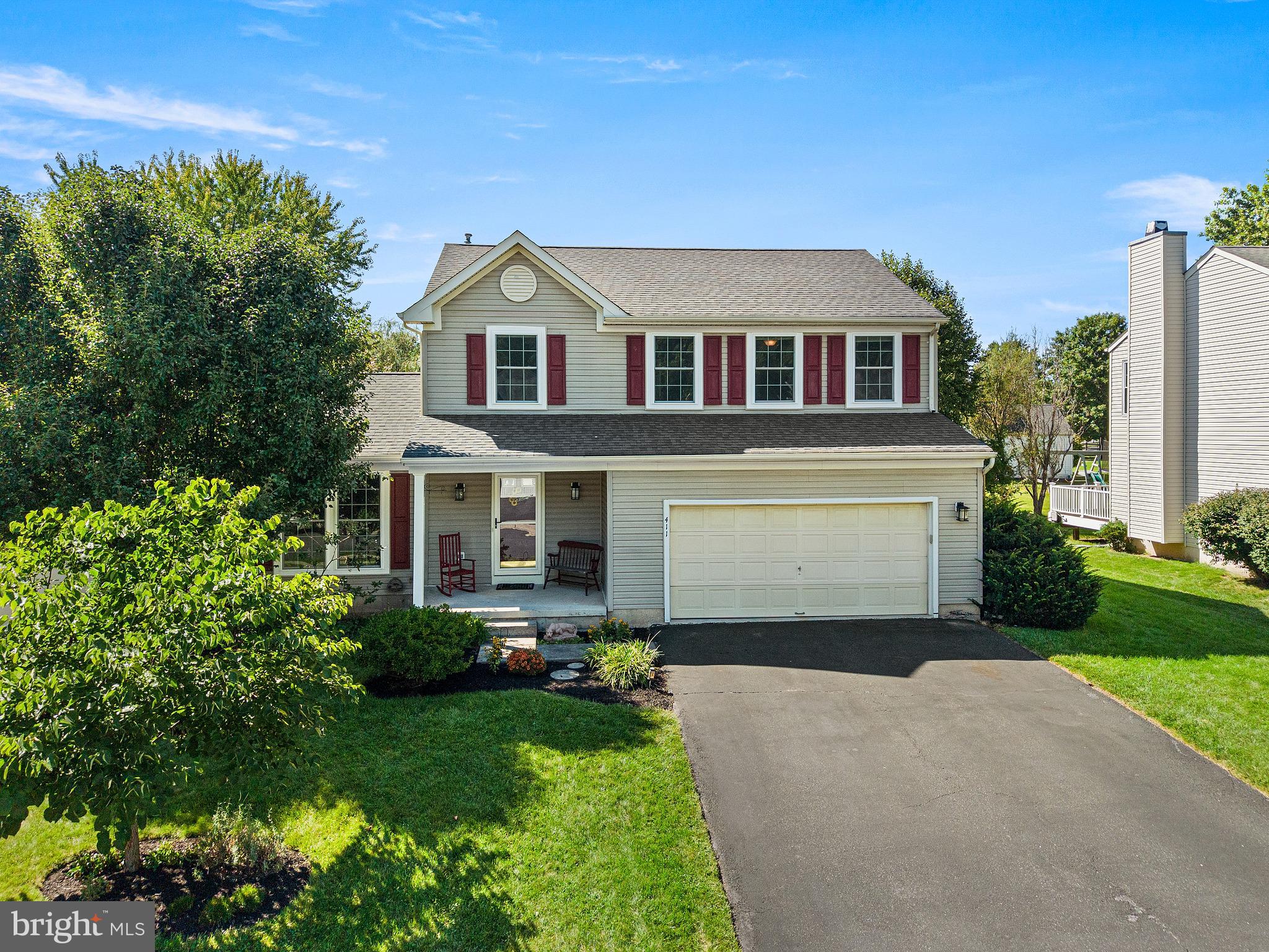 This stylish 4-bedroom, 2.5-bath home in East Vincent is one of the largest in the neighborhood, offering an impressive amount of living space with a sun-filled addition, finished basement and inviting outdoor entertaining area—perfect for both everyday living and gathering with family and friends.Step inside, where gorgeous hardwood floors welcome you into the bright foyer and continue through the spacious formal living and dining rooms. A stylish powder room is tucked conveniently off the main living space. At the heart of the home is the sprawling kitchen, featuring stainless steel appliances, abundant workspace and a center island with butcher-block countertop. Just beyond the kitchen, the generous family room features brand-new carpet and flows seamlessly into the sun-filled custom morning room addition. Surrounded by windows, this inviting space adds even more room to gather, dine and entertain. Step outside to the inviting patio and fire pit, a private setting made for crisp fall evenings, weekend get-togethers or simply relaxing at home. Upstairs, brand-new carpet continues throughout the entire second floor. The spacious primary suite features a beautifully remodeled en-suite bath, while three additional bedrooms offer plenty of room, including two that are notably oversized thanks to the home’s addition. A full hall bath and generous closet space round out the second floor.The finished basement provides even more room to spread out, with brand-new carpet and multiple flexible spaces ready for a home office, playroom, gym, hobbies or movie nights. The unfinished laundry and utility area completes the lower level.Major updates have already been taken care of, including a new roof in 2024, hot water heater in 2025 and mostly newer windows, making this a home you can move into and start enjoying right away.The neighborhood adds to the fun with community events throughout the year, including holiday parades and egg hunts. When you’re ready to venture out, Routes 422 and 724 make commuting easy, while the Schuylkill River Trail, parks, farmers markets, shopping, restaurants and the vibrant downtown areas of Royersford and Phoenixville are all just minutes away.With its spacious floor plan, custom addition, finished basement and inviting outdoor space, this home offers room to live, gather and grow. Don’t miss your opportunity to make it yours!