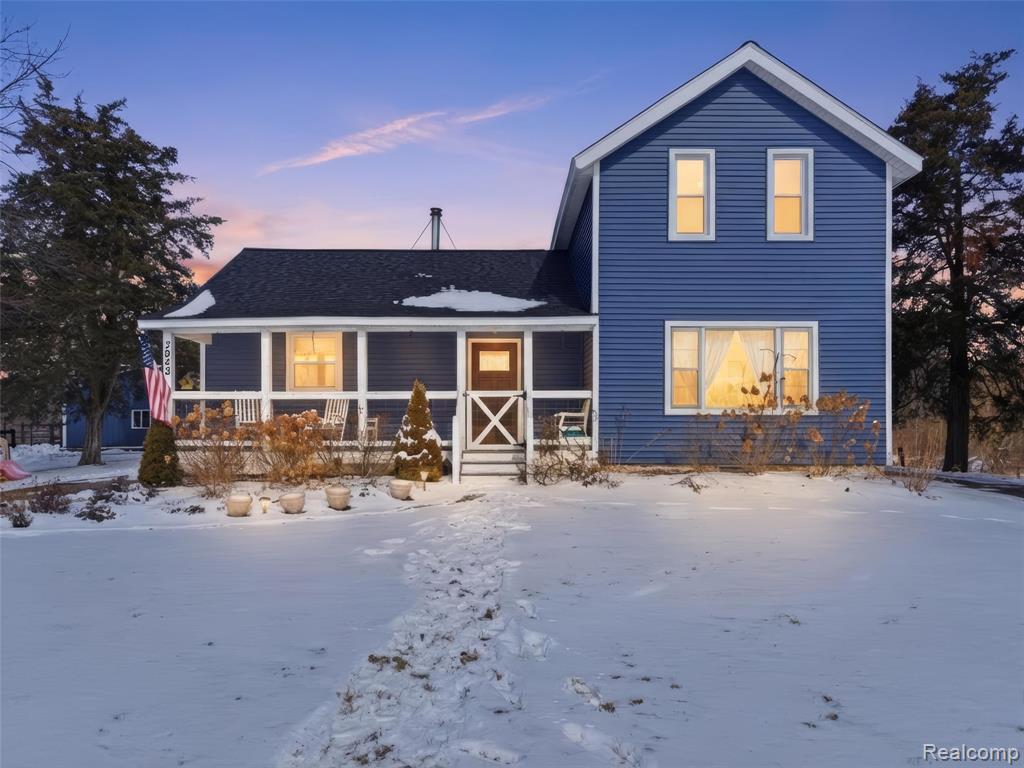 Welcome to your private country retreat on 10 picturesque acres. This perfectly updated farmhouse blends modern comfort with classic rural charm, offering space, functionality, and a setting that’s hard to find.The home is warm and inviting with abundant natural light and efficient heating provided by a newer furnace or a cozy wood-burning stove, giving you year-round comfort and flexibility. Every update has been thoughtfully completed to maintain farmhouse character while delivering modern convenience.Outdoors is where this property truly shines. A 2-acre pond anchors the landscape, perfect for peaceful views, recreation, or wildlife watching. Equestrian and hobby farm enthusiasts will appreciate the horse round pen, while multiple outbuildings create endless possibilities. An expansive heated garage and workshop is ideal for projects, equipment, or business use. An additional barn and a separate smaller heated workshop with space suitable for a guest stay, studio, or home office add even more flexibility.Located right next to nearby walking trail, this property offers a rare combination of privacy and outdoor enjoyment with convenient access to Millington, Birch Run, and major roadways. Whether you’re looking for a hobby farm, recreational retreat, or a peaceful full-time residence, this exceptional property delivers space, versatility, and lifestyle.