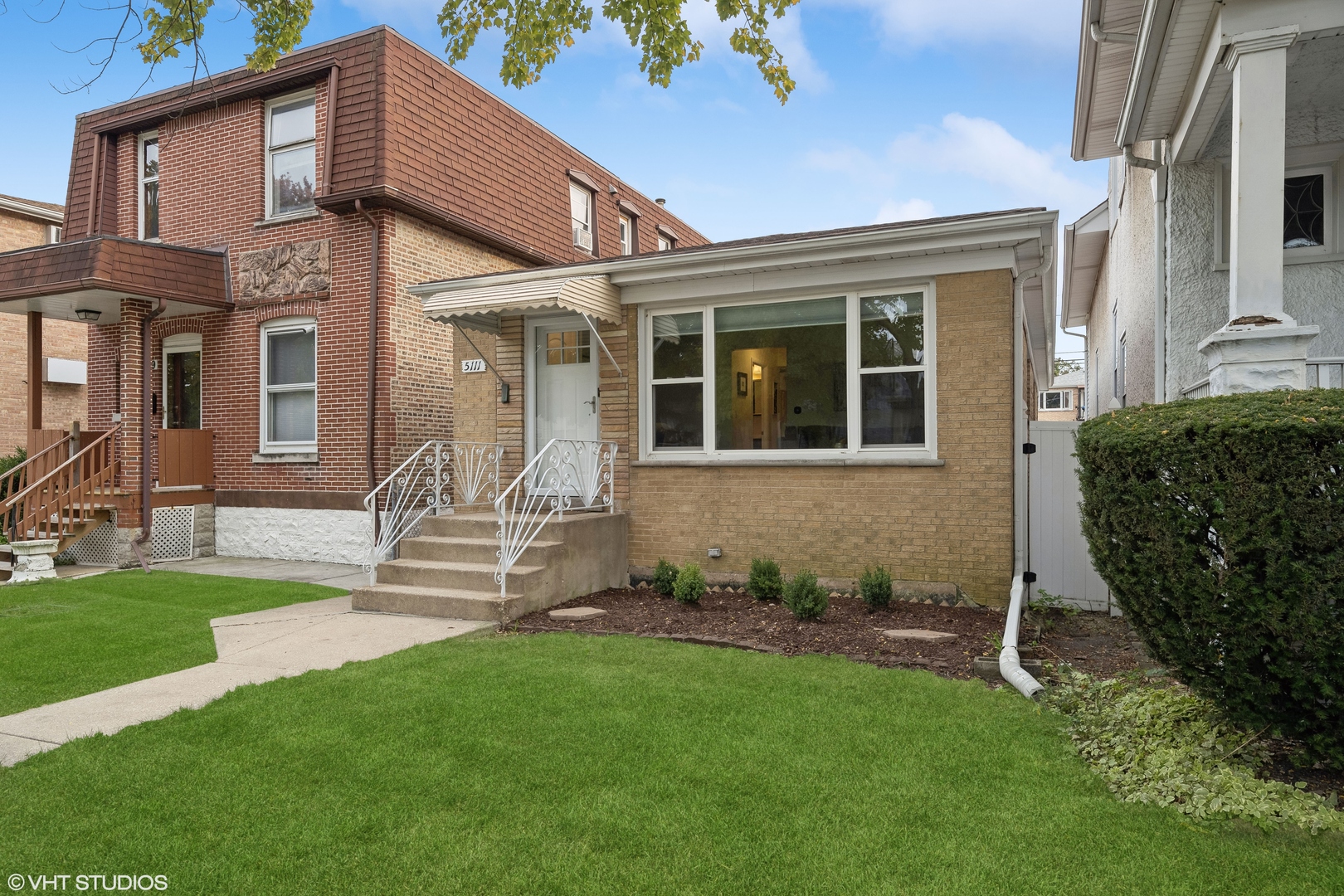 Fall in love with this warm and charming Jefferson Park 4-bedroom, 1-bath home that perfectly blends modern updates with inviting comfort. Beautiful hardwood floors flow throughout the main level, complemented by a newly tiled eat-in kitchen with newer appliances and a freshly remodeled full bathroom. Spacious, king-sized primary bedroom and three additional bedrooms offer plenty of flexibility with built out closets-whether for guests, a home office, or a growing family. The finished basement provides a versatile second living space, as well as abundant storage and generous 4th bedroom. A sizable professionally landscaped backyard is your private oasis for summer barbecues and outdoor fun. 2-car garage and newer mechanicals (furnace 2023, AC 2024, water heater 2020) add convenience and peace of mind. All of this in a prime Jefferson Park location!  Just two blocks to the Blue Line and Metra, across the street from award-winning Beaubien School, and a short stroll to parks, trails, Target, Mariano's, and Starbucks. Plus, quick access to I-90, Edens, and Kennedy makes getting around effortless!