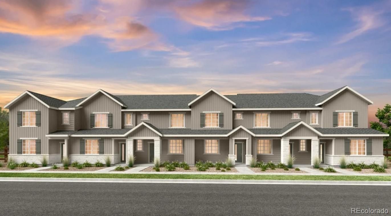 What's Special: Corner Lot | End Unit | Close to Amenities | Larger Lot.New Construction – August Completion! Built by America's Most Trusted Homebuilder. Welcome to the Frontier at 6820 Parterre Pkwy North Unit 1 in Parterre Townhomes Westerly Collection! From the front porch, you step into a bright open new end unity townhome where the great room flows easily into the dining area and kitchen, creating a comfortable space to relax and connect. The kitchen features quartz countertops, a center island, and plenty of storage designed to support both everyday living and casual entertaining. A powder room and rear garage complete the main level for added convenience. Upstairs, the primary suite offers a private en-suite bathroom and a generous walk-in closet, while two secondary bedrooms share a full bathroom nearby. A centrally located laundry room keeps daily routines feeling simple and organized. Introducing Parterre, a garden-inspired community in Thornton near Quebec and E-470. The Westerly Collection offers low-maintenance townhomes with gas readiness, low HOA dues, and 2-car garages. Enjoy planned amenities like a rec center, pool, pickleball, parks, and trails. Close to I-25, Denver Premium Outlets, and 2,500 acres of open space, it’s the perfect place to flourish. Additional Highlights Include: End unit, door at primary bed to bath, additional sink at upstairs secondary bath, appliance package, and gas range in place of electric. Photos are for representative purposes only. MLS#8599937