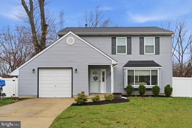 Welcome to 415 Acorn Road—where space and location come together in one of Mount Laurel’s most desirable neighborhoods. This 3 bedroom, 1.5-bath home offers over 1,700 square feet of comfortable living with a layout designed for both everyday living and entertaining. From the moment you arrive, you’ll appreciate the quiet, tree-lined cul de sac and strong curb appeal. Step inside to find a bright and inviting living space that flows seamlessly into the dining area and kitchen—perfect for hosting or keeping everyone connected. The first floor comes with newly fresh paint and flooring as well as new interjor doors throughout. The living room is bright with plenty of natural light. Head into the open concept dining room and kitchen. The kitchen offers new counters and stainless steel appliances as well as plenty of counter space for the chef in the family. The tile backsplash completes the beautiful kitchen. As you head to the second floor you will notice the newly stained threads on the stairs and hallway. The master bedroom offers vaulted ceilings with extra living space with a generous sized walk in closet. To complete the second floor there is 2 additional great sized bedrooms with closets. Enter into the hallway and head to the spectacular bathroom that comes complete with a dual vanity with gold trim, mirrors, lighting and tile flooring. Truly one of a kind.As you head outside, the large backyard provides endless possibilities—whether it’s summer BBQs, a play area, or creating your own outdoor oasis. With over 10,000 square feet of lot space, you have the room to truly make it your own. Location is everything—and this home delivers. The roof is 5 years young and the heater and A/C are brand new. Conveniently situated near Route 295, the NJ Turnpike, and major shopping and dining, commuting to Philadelphia or surrounding areas is a breeze. All of this in a highly sought-after community known for its strong schools and welcoming neighborhood feel. Within short walking distance is a trail to walk that goes for miles. Whether you’re a first-time buyer or looking to upgrade, this home checks the boxes. Homes in this area don’t last… schedule your showing before it’s gone!