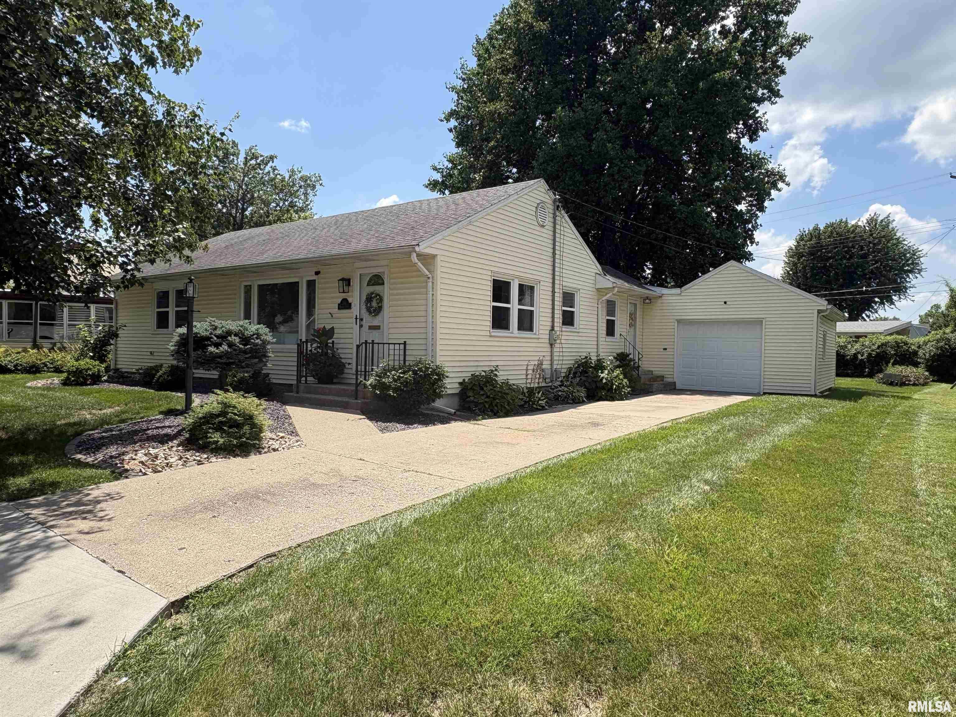 Welcome home to this charming 3-bedroom, 1-bath ranch offering comfortable living with plenty of space inside and out. With approximately 1,200 square feet on the main level, this home features a spacious eat-in kitchen that's perfect for everyday meals and gathering with family and friends.  The 960-square-foot basement provides abundant storage and includes a dedicated workshop area, making it ideal for hobbies, projects, or additional workspace. A one-car attached garage adds convenience and extra storage.  Step outside to enjoy the private backyard, where a relaxing deck overlooks a beautifully designed fire pit area—an inviting setting for entertaining or unwinding at the end of the day.  Offering a functional layout, generous storage, and inviting outdoor living spaces, this ranch is ready for its next owner to make it their own. Don't miss the opportunity to see everything this home has to offer.