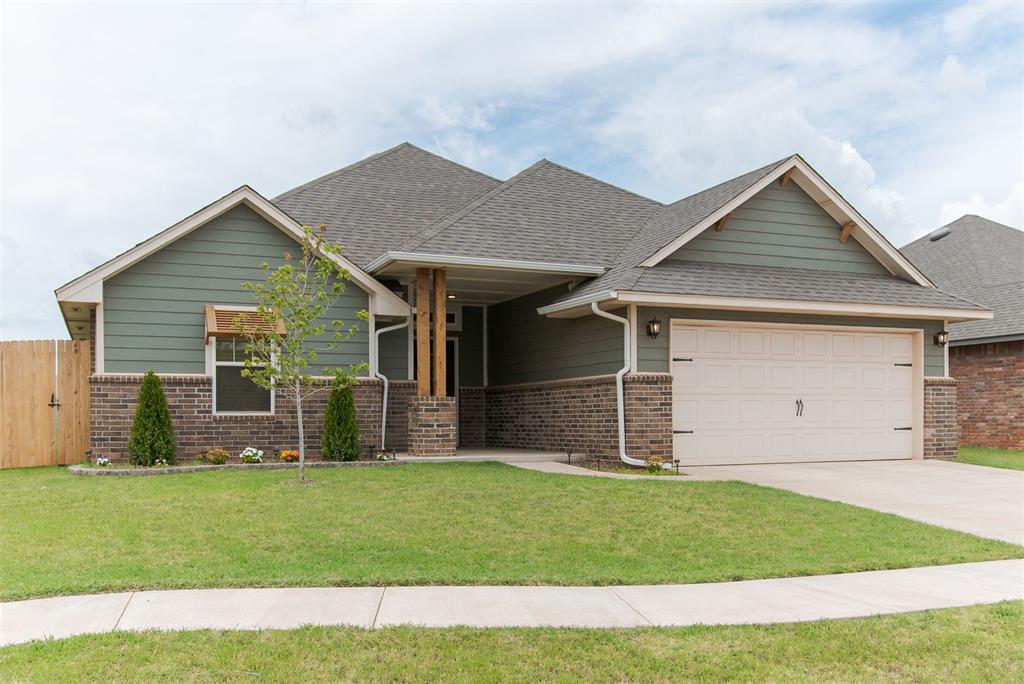 Welcome to this beautiful home in the highly sought-after neighborhood of The Grove, located in the Deer Creek School District. With an open layout and smart split floor plan, this home is designed for both comfortable living and easy entertaining.

Natural light fills the space, showing off the fresh paint and updated hardware that give the home a warm and welcoming feel. The kitchen features modern finishes, a walk-in pantry, and a gas stove—perfect for cooking and cozy dinners at home. The living room includes a fireplace and flows easily into the rest of the home, making it great for everyday life.

The primary suite offers a relaxing space to recharge, complete with a double sink vanity and a large walk-in closet. Step outside to the covered patio with a gas fireplace, perfect for enjoying the outdoors any time of year.

The two front wooden fences, newly installed in 2025, add privacy and curb appeal, while the sprinkler system helps keep the yard looking great. You’ll also love the dedicated laundry room and 2-car garage with an in-ground storm shelter and extra storage nook for tools or bikes.

Located just off Portland Ave, this home offers easy access to shops, restaurants, and everything OKC has to offer. Plus, you’ll enjoy all of The Grove’s amenities—parks, pools, walking trails, fitness centers, sports fields, and stocked ponds.

With thoughtful updates, plenty of natural light, and a layout that just works, this home truly has it all. Come see it for yourself!