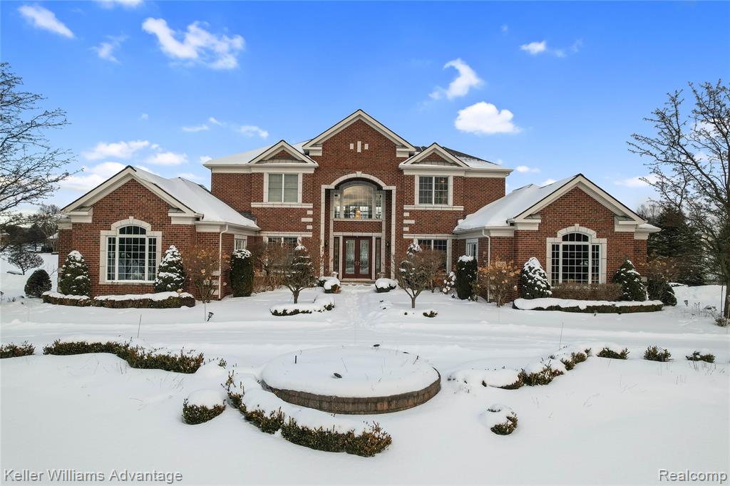 ***MULTIPLE OFFERS: Sellers request HIGHEST & Best OFFERS to be in by SUNDAY 2/15 by 8pm***Luxurious Lake Living Awaits in the prestigious Preserve at Maple Lake built by Toll Brothers.  Soaring ceilings & magnificent dual curving iron staircases welcome you home along w/stunning marble floors w/custom mosaic inlay design that is sure to impress. This Grand Estate offers 6 bedrooms - each bedroom connecting to a beautiful bath along w/2 powder rms. 1st floor oversized bedroom for your guest or "mother-law quarters" & it's own bath & WIC. (see floorplan) 2 story expansive formal dining rm w/amazing lake views, open floorplan from kitchen to family rm for your casual entertaining w/custom archways for added architectural detail, chef's delight gourmet kitchen w/custom cherry cabinets & oversized island trimmed out to perfection (upgraded "Elegance Pkg"), gas cooktop w/hood fan vented out, walk in pantry, floor to ceiling windows to the gorgeous lake views, neutral paint, masterfully designed Primary Suite w/it's own sitting room & 2 large walk in closets, Primary Bath offers dual vanities/sinks & oversized tub, shower & water closet, customized Princess Suite w/closet, extend your entertaining to the walkout level (extended 1 ft taller) that is sure to impress w/it's own full kitchen & bedroom w/bath, 2nd family rm/rec rm area w/theatre-projector, 2 large storage rooms, walk out to the magnificent backyard & direct lake access & beach area, entertain & relax in the covered gazebo & on the large deck all dovetailed composite & low maint. 4 car garage - 2 car garage on each side of this masterfully designed home. Lake allows electric motors only so you will enjoy peace & serenity. 2025 updates: Reverse Osmosis filtered/Roof - transferable warranty/furnace heat exchanger/main kitchen new refrigerator/"Leaf Filter" guards /exterior painted/ 2026 new dishwasher, A/C 2023. 60 days occupancy needed after closing. Some photos edited/virtually staged. (meas approx)