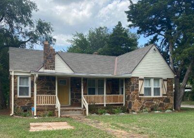 Come check out this adorable 2 bed, 1 bath home on a large corner lot in OKC. This home has so much to offer! It is located near Penn Square Mall and offers easy access to I-44. It has hardwood floors, butcher block kitchen counter tops, and a custom closet in the front bedroom! It also has a fenced in backyard and a detached garage/storage building. Pets are negotiable. Call today to set up a showing!