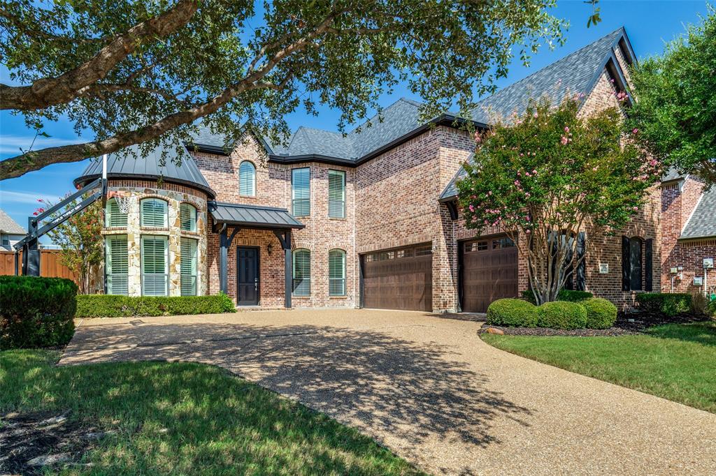 ***OPEN HOUSE SSUNDAY OCTOBER 26TH FROM 1:00-2:30***Shaddock Creek STUNNER with a backyard oasis is ready for you!!  Welcome to 3376 Hartford in Frisco... this 5 bedroom, 4 full bathroom home features an executive study, primary bedroom and full guest suite downstairs, formal dining room, game room, oversized media room with a wet bar, and a gorgeous backyard with pool and hot tub.  Home boasts extensive wood floors, vaulted ceilings, open floor plan, plantation shutters throughout, MUD area, stone fireplace, 3 car garage, larger primary bedroom with an updated bathroom, crown molding, lots of windows and natural light, upgraded fixtures, and don't miss the chef's kitchen with an abundance of counter space and cabinets, gas range, double ovens.  Home sits on a generously sized .22 acre lot and has an oversized swing driveway with basketball hoop.  The backyard is built for entertaining with a pool and hot tub, pet friendly turf, a large covered living area with a TV, beautiful board on board fence, and an extra side yard play area for the pets and kids.  The pride of ownership shines in this home... along with the cosmetic upgrades the house also has replaced HVAC in 2020, new roof in 2023, 2 new water heaters in 2017, primary bathroom remodel 2024, new pool equipment in 2023, and the turf was installed in 2025.  Shaddock Creek has an ideal West Frisco location just minutes from The Dallas North Tollway and close to great shopping, dining, and entertainment.  Shaddock Creek has great community amenities with a pool, playground, and walking and biking on the Cottonwood Trail.  Home feeds to highly rated and very desired Pink Elementary, Griffin Middle School, and Wakeland High School.  Come see 3376 Hartford, it will not disappoint!!