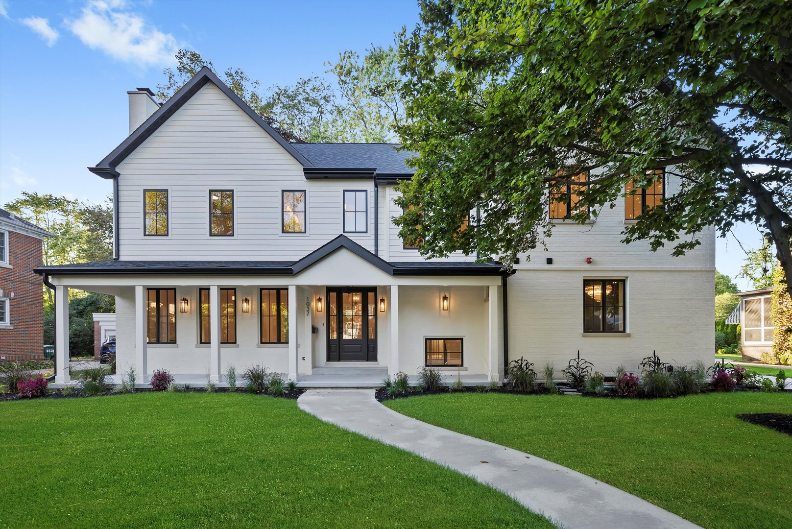 Impeccably built home on an impressive 100' X 175' lot in the desirable and vibrant Oak Park community! Meticulously designed to perfection, this residence stands as a testament to luxurious living and is situated steps from Lindberg Park. Mann school district. Approximately 5700 sq feet of finished living space, including the basement. Six spacious bedrooms, four on the upper level, one on the main level and one in the basement. Five full baths and one half bath. Gourmet kitchen with large walk-in pantry and a butler's pantry leading to the separate formal dining room. Mudroom off the kitchen leading to a spacious attached garage. Finished walkout basement with a gas fireplace, a wet bar and a full bath. Fire sprinkler system. Dual-zoned HVAC system. White oak flooring throughout the main and upper levels. Marvin windows. Large backyard.