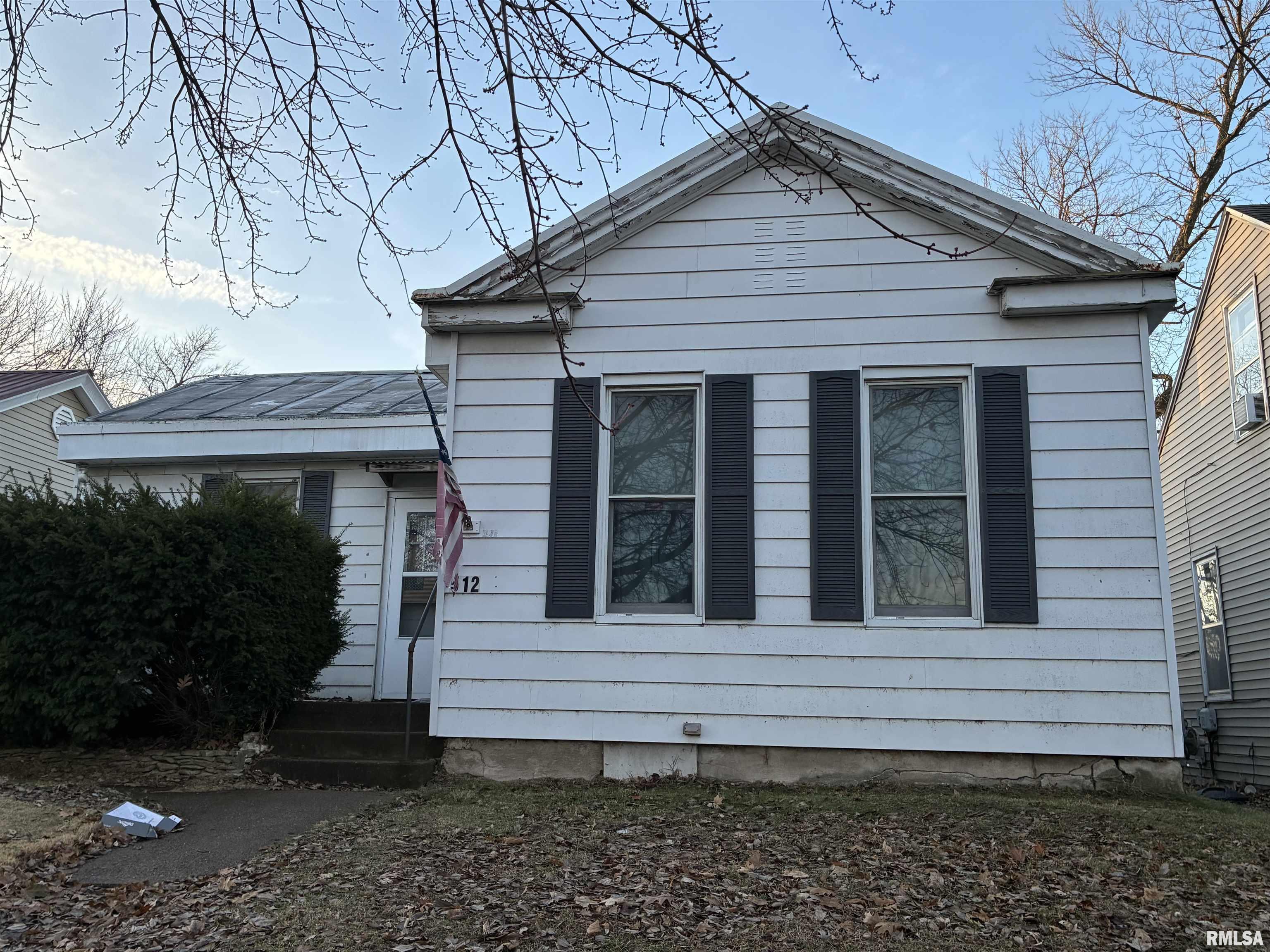 Great fixer upper. With a little elbow grease this home would be a great home. Owner installed vinyl replacement windows. Great floor plan. Large eat in kitchen. Bathroom was updated about 10 years ago. Bring your paintbrush and make some money!!! Home being sold as is with all contents