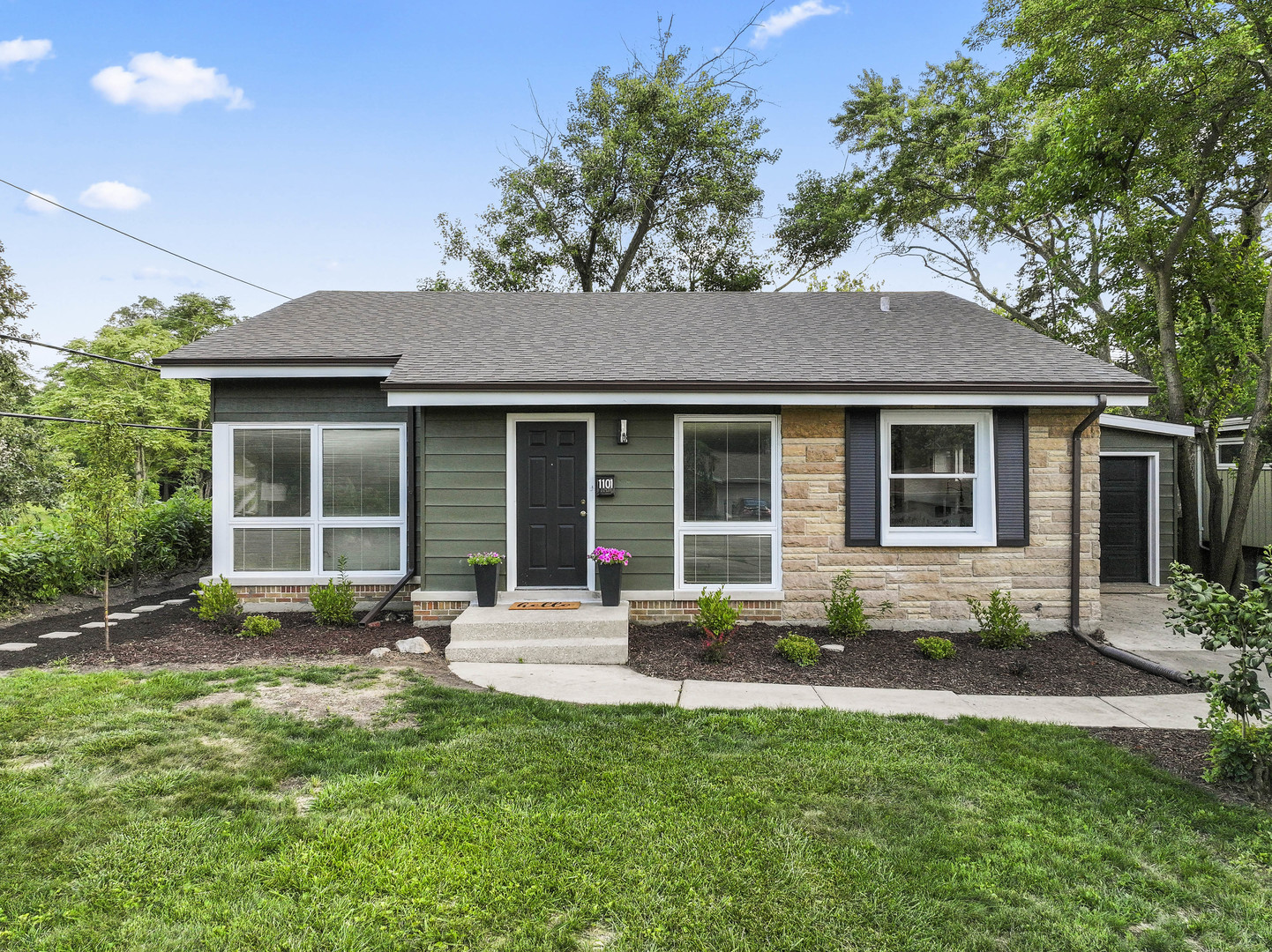 Step inside and be impressed-this fully remodeled 3 bed, 2 bath home checks all the boxes with quality updates throughout. The main floor features refinished hardwood floors, new stair railings, and a bright open layout connecting the living and dining spaces. The kitchen offers custom white cabinetry, quartz countertops, stainless steel appliances, and a tiled floor. Hardwood floors continue upstairs through all three bedrooms and the hallway, leading to a fully updated bathroom with modern tile and fixtures. The finished English basement adds a large rec room, second full bath, and laundry/utility space. Attached garage provides convenience and storage. Located next to Ebersold Park with direct access to walking trails, playground, soccer fields, and sledding hill. New mechanicals, updated finishes-nothing to do but move in.