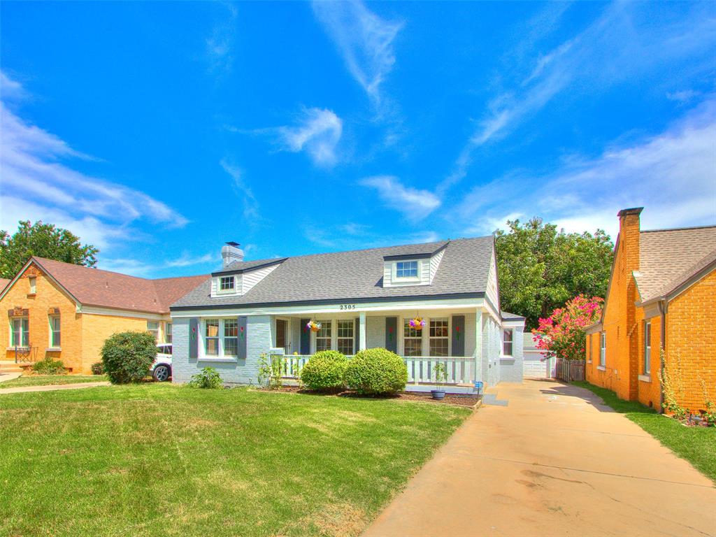 Ask the listing Realtor about the $0 down payment and low interest rate program through a preferred lender! Brand New roof just installed on the house and garage August 2026!! Nestled on a quiet street in the heart of the Shepherd Historic Neighborhood, just steps from Swatek Park and a short drive to The Plaza District and The Oak OKC, this charming home welcomes you with warm curb appeal, a spacious front porch perfect for morning coffee, and timeless character you can feel the moment you arrive. Fresh exterior paint and a new, stained backyard deck enhance the home's inviting appeal. As you step inside, you’re greeted by an abundance of natural light and a bright, airy feel that makes the home feel inviting from the moment you walk through the door. Original oak wood floors flow through most of the home, complemented by classic kitchen built-ins, abundant kitchen storage, and a beautiful built-in china cabinet that adds both function and historic charm. Distinctive exterior molding further highlights the home’s character. The flexible floor plan features three bedrooms, two full bathrooms, generous storage, and a bright, spacious Florida room ideal for a cozy second living area, inspiring home office, or creative retreat. Step outside to enjoy the new, stained backyard deck—perfect for relaxing or entertaining. Beyond the deck, discover a beautiful, private backyard that feels like your own secret garden—an inviting oasis for quiet mornings, gardening, or gathering with family and friends. The oversized garage offers plenty of room for a workshop, hobbies, or extra storage. If you’ve been looking for charm, character, natural light, and a location you’ll love, this Shepherd gem is ready to welcome you home!