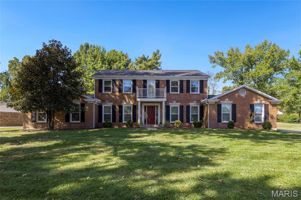 Set beautifully on a picturesque 0.6+ acre corner lot, this exceptional Chesterfield residence offers the space, privacy, and timeless appeal that define a truly special home. Located in the award-winning Parkway School District, the thoughtfully designed floor plan delivers generous living spaces with an effortless balance of elegance and everyday comfort.Inside, newly refinished hardwood floors elevate the entire upper level, where four spacious bedrooms include a gracious primary suite with an updated private bath, complemented by a beautifully updated hall bath. The main level is equally inviting, with a formal dining room and two expansive living spaces, including a welcoming family room anchored by a fireplace. The well-appointed kitchen features granite countertops, 42-inch hardwood cabinetry, tile flooring, and select stainless-steel appliances.Recent improvements include new windows throughout the front of the home (2026) and a high-efficiency HVAC system, offering both peace of mind and modern efficiency. The lower level extends the living space with a versatile sleeping area, full bath and recreation room—ideal for guests, a home office, media space, or playroom.Outside, the extraordinary corner setting provides an abundance of space and privacy rarely found in such a convenient Chesterfield location. With its generous lot, flexible living spaces, thoughtful updates, and coveted Parkway schools, this is a home designed to be enjoyed for years to come.