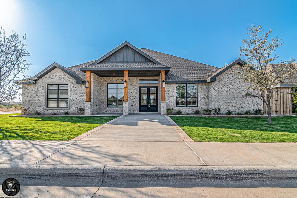Welcome in! I'm so glad you're here! Custom Home by Almand Construction! Beautiful entry with wood-accented barrel ceiling. 4 bed, 3.5 bath with bonus/game room. Open concept living with wood beams and a gourmet kitchen featuring island microwave, pot filler, stainless appliances, and walk-in pantry. High ceilings and plantation shutters throughout. Sequestered primary suite with walk-in shower, separate soaking tub, and large closet. Walkthrough utility/mudroom from 4-car garage. Covered patio with TV hookups and fans. Spacious backyard with room for a pool.