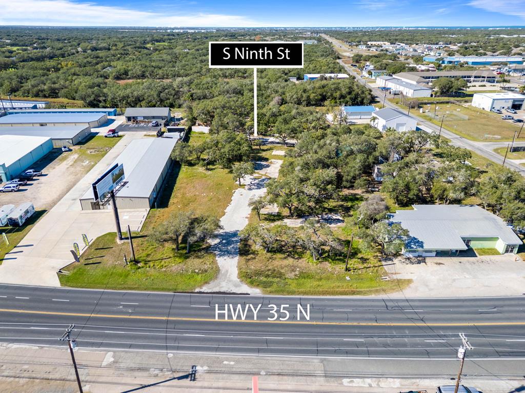 RARE High-Traffic Commercial Opportunity - Exceptional commercial property located in the heart of Rockport, Texas, directly off the highly traveled HWY 35N. This over-one-acre tract offers outstanding visibility and exposure, making it an ideal location for a wide range of commercial uses. Situated across from Tackle Town, the property benefits from strong surrounding traffic and established local businesses. The site features convenient access from both Business 35 and Ninth Street, allowing for easy ingress, egress, and potential drive-thru traffic flow. With its prime highway frontage, central location, and excellent accessibility, this property is perfectly positioned for retail, restaurant, office, or other commercial development. Don't miss this rare opportunity to secure a high-visibility commercial site in one of Rockport's most desirable locations.