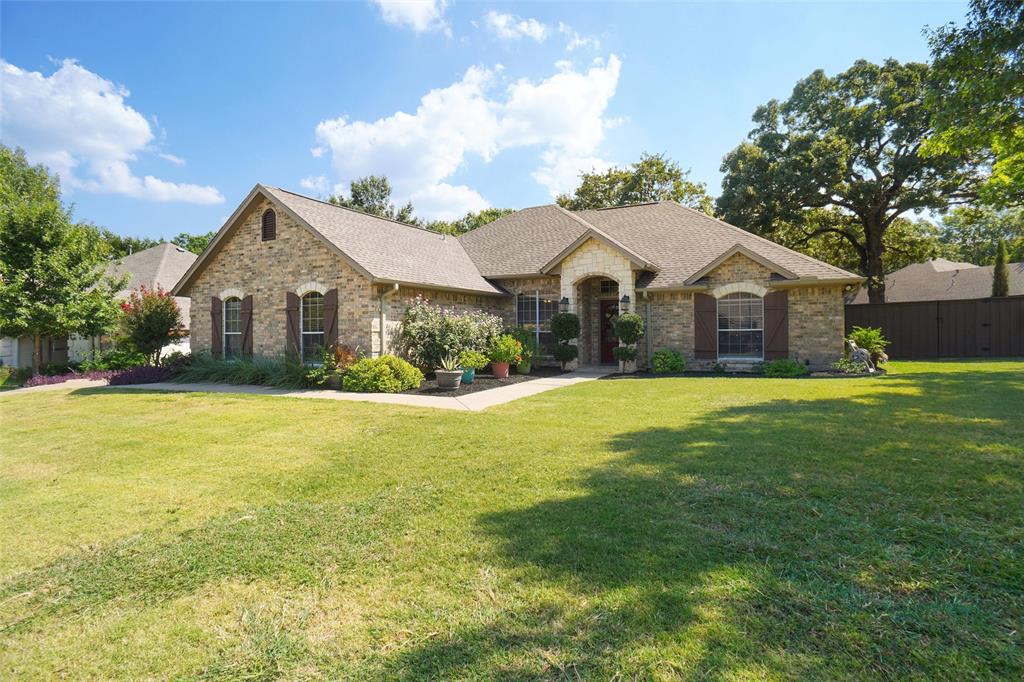Forget the cookie cutter spec homes that are popping up everywhere in Azle and snag this home with all the character. This updated 3 bedroom, 2 bath, with a dedicated office is on a quiet cul-de-sac down the road from Eagle Mountain Lake, with zero traffic and a spacious well tended corner lot. Recent updates include new granite in the kitchen, a 2 year old HVAC system, a 2 year old gas water heater, new LVP in all main living areas and bedrooms, a new bathtub and new granite countertops in the primary bathroom, and a 2 year old 8 foot cedar privacy fence in the backyard with a double gate. Fireplace in living room is stone with a gas start, and the backyard is large and private, perfect for hosting family or friends.