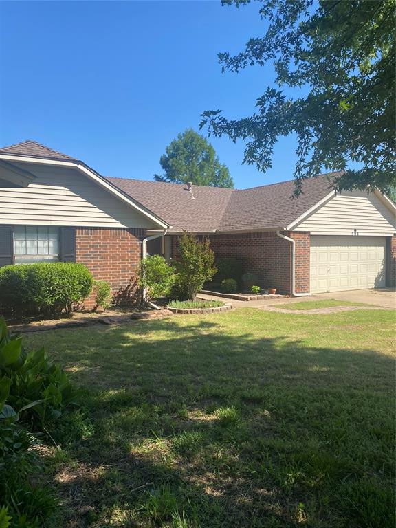 NEW PRICE!!  
!This 3 bedroom, 2 bath home has everything you need!  Featuring a spacious layout with large kitchen with plenty of storage/pantry, a dining room with lots of natural light, a gorgeous fireplace, and a covered patio perfect for relaxing or entertaining.  Enjoy Peace of Mind with a storm shelter and included Home Warranty.  The fenced in yard is ideal for kids, pets or gardening.  Don't miss this opportunity to own a home that combines comfort, safety and style on a quiet cul-de-sac.  A Home Warranty is included.  Act now - you still have time to get settled in before the First School Bell Rings.