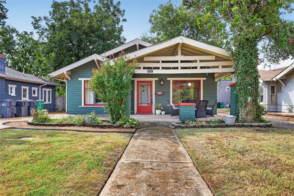 Tucked between Classen and the energy of the Western Avenue District, this 1920s Craftsman bungalow brings together historic character and modern peace of mind. A wide, covered front porch sets the tone for easy evenings and neighborly hellos — a hallmark of life in this beloved historic district, where tree-lined streets and a strong sense of community make every day feel a little more connected.Step inside to original hardwood floors and a classic masonry fireplace anchoring the living room, complemented by stunning light fixtures that add a touch of elegance throughout the home. The formal dining room features built-in cabinetry true to the Craftsman style, framed by abundant natural light. Three bedrooms and two bathrooms offer comfortable, well-proportioned living space, highlighted by a massive primary bathroom and a large walk-in closet that bring rare, modern-day comfort to a home of this era.The updated kitchen blends old and new with granite countertops, stainless steel appliances, a gas range, refreshed cabinetry, and decorative tile detailing — a space built for both everyday living and entertaining. Hardwood floors continue throughout the home, adding warmth and cohesion from room to room.Major systems have just been refreshed for lasting peace of mind: a brand-new roof and gutters and a newly replaced sewer line.  Combined with indoor utilities and a generous backyard, this home offers the rare combination of historic charm and move-in-ready confidence, with none of the guesswork that often comes with a home of this age.Set in one of the area's most walkable, connected locations, you're minutes from major highways, shopping, and some of the city's best dining. Schedule your tour today — homes like this don't stay available long.
