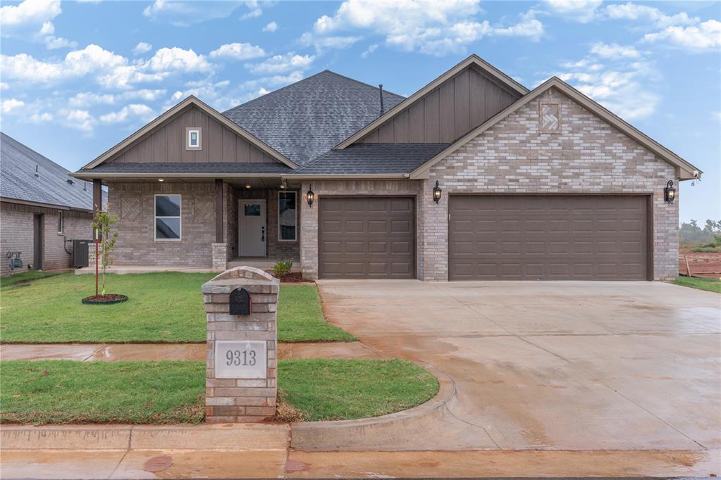 This thoughtfully designed new construction home offers an open, functional, single-level layout built for everyday living. The versatile floor plan features three bedrooms and a dedicated study, along with a spacious rec room—all on the main floor—providing the perfect flex space for a fourth bedroom or hobby area. At the heart of the home, a generous living area flows seamlessly into the kitchen and dining spaces, creating an ideal setting for both entertaining and daily life. The private primary suite is tucked away from the secondary bedrooms and features a large walk-in closet and well-appointed bath, while the covered back patio extends the living space outdoors. Located in one of Mustang’s most desirable neighborhoods and complete with a three-car garage, this home combines quality craftsmanship with a smart, livable design. Don’t miss your chance to secure this stunning property—reach out today to schedule a private tour!
