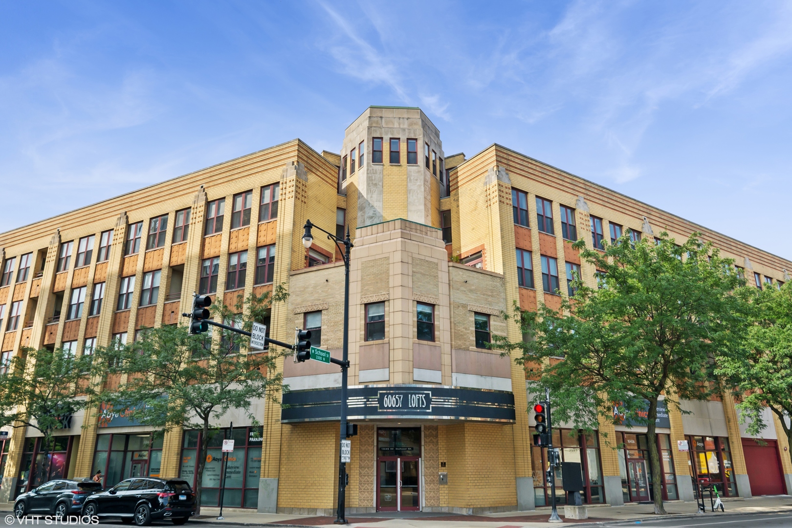 Stunning, Rarely Available 2-Bed 2-Bath Duplex-Up Penthouse Unit In Sought After 60657 Lofts Offers An Expansive Private 16'x15' Roof Deck With Breathtaking Chicago Skyline Views! Perfectly Located In The Heart Of West Lakeview, Just Blocks From Vibrant Southport Corridor & Charming Roscoe Village, This Boutique Elevator Building Combines Historic Charm With Modern Living. This Spectacular Home Was Just Beautifully Renovated In 2025, With No Detail Spared! Gorgeous Chef's Kitchen Features New Quartz Countertops, Under Mount Sink, Stainless Sprayer Faucet, Refinished White Cabinetry, Decorative Mosiac Tile Backsplash, Brushed Gold Hardware, Over Head Lighting, Custom Shelving & All-New LG Stainless Steel Smart Appliances. Breakfast Bar Seats Up To Three & Flows Seamlessly Into The Open Dining & Living Area, Anchored By A Gas Fireplace - Perfect For Entertaining! Architectural Highlights Include 9FT Ceilings, Painted Exposed Brick & Exposed Ductwork On The Main Floor. West-Facing Wall Of Windows On Both Levels, Drenches Home With Natural Sunlight-Enjoy Gorgeous Sunsets & Peaceful Horizon Views. Upstairs, The Primary Suite Is A Private Retreat: A Massive 17'x13' Bedroom Fits A King Bed & Large Furniture, Has A Spacious Walk-In Closet, Shelving Nook & Extra Storage Cabinet. Enter Through Glass-Panel French Doors To Brand-New, Fully Renovated Spa-Like Primary Bathroom: This Luxurious Space Showcases Custom Tile Work, White Refinished Vanity With Quartz Countertop, Glass Shower Panel, Framed Mirror, Brushed Gold Hardware, Fixtures & Lighting. Access The Private Terrace Directly From Primary Suite, Which Is A Quiet Retreat To Enjoy Your Morning Coffee, Take A Break From Work Or Entertain Over Looking The City Skyline. Exterior Water Spigot Makes Watering Plants & Flowers Very Convenient. Exterior Electrical Outlets. The Spacious Main Floor Second Bedroom Offers Versatility With Pocket Doors At Each Entrance For Privacy. This Nice Size Room Fits A Queen Bed & Has An Additional Area Perfect For A Home Office. A Walk-In Closet Houses The Brand-New LG Washer & Dryer With Ample Closet Space. Gorgeous Renovated Main Floor Full Bath Is Accessible From Hallway Or Via Pocket Door In 2nd Bedroom For An En-Suite Feel. All New Flooring, Tub, Polished Ceramic Subway Tile Surround, Natural Wood Vanity, Lighting, Black Matte Hardware, Fixtures & Mirror All Have A Beautiful Sleek Design. Additional 2025 Updates With This Massive Renovation Include: Entire Unit Freshly Painted, Refinished Hardwood Floors Throughout, New Tile Flooring, New Lighting, Ceiling Fans & Outlets/Switches Throughout. Central Air/Gas Forced Heat. Storage Galore Throughout Unit! Additional Private 8'x4' Storage Cage & Common Bike Area. 1 Deeded, Heated Garage Parking Space Included. The Building Offers 2 Common Rooftop Decks With Unbeatable Skyline & Sunset Views. The West-Side Deck Features Table Seating, Gas Grill, Indoor Prep Kitchen & Bathroom. Enjoy Living Steps From Whole Foods, Target, Trader Joe's. Paulina Market, Starbucks, LA Fitness, CorePower Yoga, Chi50 Pilates, Frasca Restaurant & Bitter Pops. Don't Miss Anthropologie, Lululemon, Vuori, Sephora, Coda di Volpe, Ella Eli, Crosby's, Itoko,Volo & Many More Top-Rated Restaurants, Boutiques & Conveniences Nearby! Paulina Brown Line EL, Ashland & Belmont CTA Bus Lines ALL 1 Block Away. Pet Friendly-Max 2 Dogs & 1 Cat. Investor Friendly-No Rent Cap (No Short-Term Rentals Or AirBnb) Professionally Managed. Strong Reserves. Assessments Include High-Speed Internet & Cable. Massive Renovation In 2025: All New Windows & Slider Replaced(2025), All New Kitchen Appliances/Washer Dryer, Entire Unit Freshly Painted, Floors Refinished, Major Remodel Of Both Bathrooms & Kitchen (2025), Window Treatments (2022),Water Heater (2019). Burley Elementary. Truly Have It All In This Unbeatable Lakeview Location!