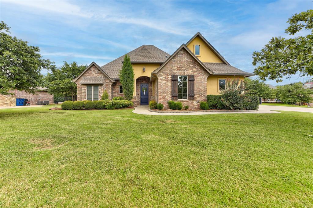 This one checks all the boxes... Land! Pool! Edmond Schools!
Come see this 2 Living (Great Room & Upstairs Bonus)/ 1 Dining/ 3 Bed/ 3.1 Baths/ Dedicated Study/ 3 Car Garage/ 2682 sqft home in East Edmond’s Bella Terra neighborhood! This property is situated on a Wooded, 1/2 ACRE, Corner lot!! 
As you enter you’ll be greeted by the inviting Great Room, featuring a cozy fireplace flanked by built-in shelves. The Kitchen and Dining area flow seamlessly into the living space, with an island designed for gatherings.
Just off the entry, you will discover a sizable home office ideal for productivity, coupled with a conveniently located powder bath for your guests. Retreat to the Primary Suite, complete with a spacious Walk-in Closet featuring a stunning built-in dresser and ample shelving. Meanwhile, two secondary bedrooms are tucked away on the opposite side of the home, complemented by a full bath. And let’s not forget the Laundry Room—equipped with both upper and lower cabinets, plus handy under-stairs storage for added convenience.
On the upper level a versatile Bonus Room awaits. Currently used as a bedroom, this space boasts its own full bath, making it perfect for guests, an extra bedroom, homeschool area, or media room! 
Step outside in to your own STAYCATION! You will find a spacious covered patio—perfect for enjoying morning coffee or Fall evenings. Or you can lounge in the vinyl-lined saltwater pool, designed for relaxation!
Storm Shelter in garage for peace of mind!
Bella Terra offers neighborhood amenities including a community pool, clubhouse, playground, a basketball court, and soccer field! Community events are also offered to connect with neighbors. What are you waiting for?!?