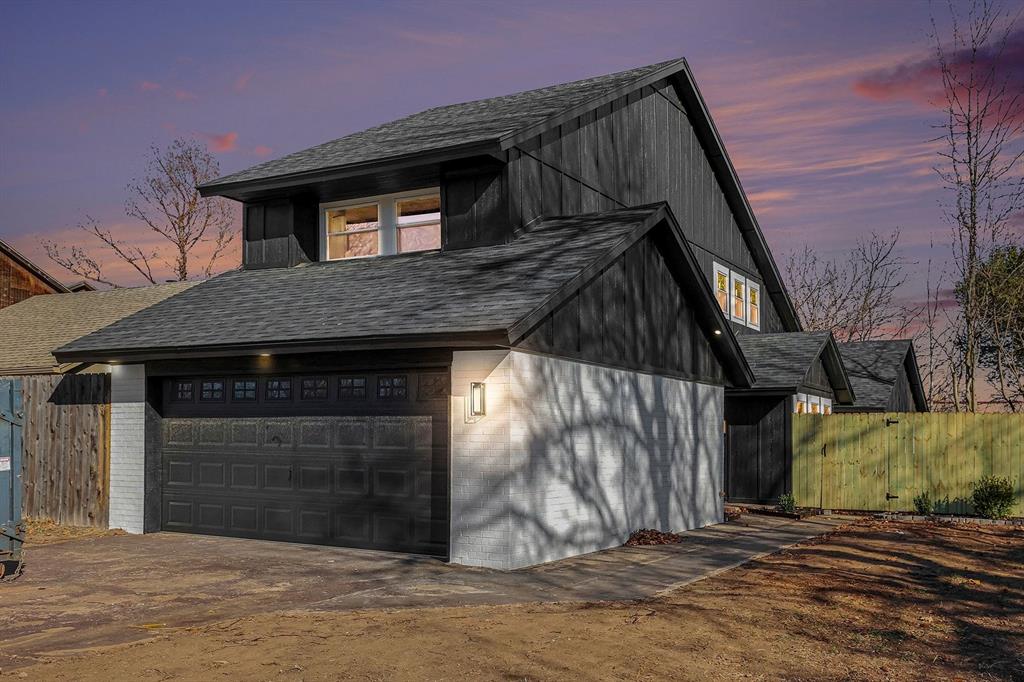 Completely remodeled and ready to go! This home underwent a full remodel with a long list of improvements done within the last 6 months including but not limited to new 30 year shingle roof, new hot water tank, new siding all around the home, new vinyl windows, new doors inside and out, new deck outside, new fence, new luxury laminate flooring, fresh paint inside and out, remodeled bathrooms with new high-end tile, renovated kitchen with new appliances and granite countertops, and more! If you are looking for a home that will need zero maintenance over the next 10-15 years, this home is for you. The master bedroom is downstairs with a huge bathroom (shower and tub) and private access to the backyard. The walk-in shower in the master is a sight to see with custom lighting in the shelf. The living room has high vaulted ceilings making the home feel open and grand. Upstairs you'll find another bedroom with its own bathroom and a third room (study, office, or 3rd bedroom) that overlooks the living room. Seller is licensed agent in state of Oklahoma #170512.