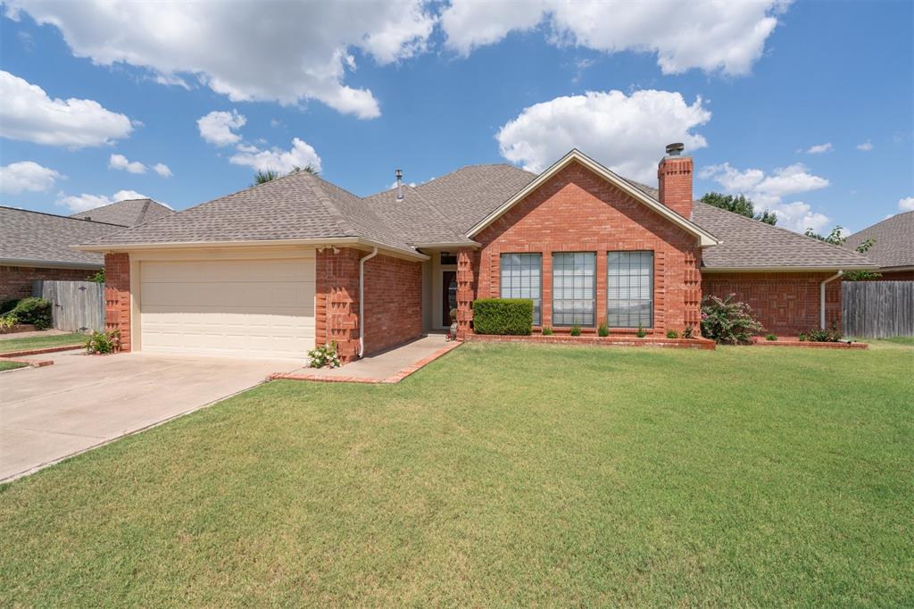 Welcome to this inviting home in Northwest Norman! Tucked away on a quiet cul-de-sac, this beautiful home offers the perfect blend of comfortable living, functional space, and neighborhood amenities. Featuring 3 bedrooms, 2 bathrooms, and a 2-car garage, this home has plenty of room to spread out, relax, and entertain.Step inside and discover a welcoming atmosphere with a cozy fireplace that creates the perfect focal point for relaxing evenings or gathering with family and friends. The thoughtfully sized living spaces offer flexibility for everyday living, entertaining guests, or creating a space that fits your unique needs.The spacious primary suite is a wonderful retreat at the end of the day. Enjoy a generously sized closet complete with seasonal clothing racks, providing excellent storage and organization throughout the year. The large primary bathroom features a nice shower and a separate tub for a refreshing start to your morning or a relaxing soak at the end of a busy day.Outside, enjoy a nice yard with large, covered patio and room to unwind, entertain, garden, or simply soak up the Oklahoma sunshine. The cul-de-sac location adds to the appeal, offering a tucked-away setting while keeping you close to the conveniences of everyday life.One of the standout features of this home is the neighborhood's amenities! Enjoy access to a community swimming pool and a scenic neighborhood pond with a walking trail, perfect for an evening stroll, getting some fresh air, or enjoying time outdoors.Conveniently located near shopping, dining, and everyday essentials, this home also offers easy access to major highways and Oklahoma City, making commuting and enjoying all the metro area has to offer a breeze.If you're looking for a home with generous square footage, a spacious primary suite, a cozy fireplace, outdoor enjoyment, and desirable neighborhood amenities, this Northwest Norman property is one you'll want to see.