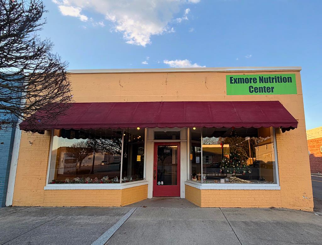 Prime 2,015 sq ft commercial building in the heart of downtown Exmore! Featuring hardwood flooring, built-in cabinets, and custom display shelving, this versatile space is ideal for retail, office, studio, or service-based businesses. High visibility on Main Street with strong foot traffic and great curb appeal. A flexible, open layout ready to accommodate your vision offering endless potential in a thriving commercial area.