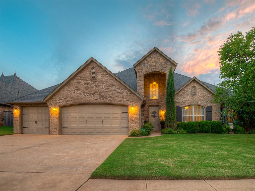 You need space? You need storage? You need room to entertain and grow? You need the perfect location? You found it! Come check out this exceptional property in one of Edmond's highly sought after neighborhoods, Still Meadows. Once inside you'll find a grand entry leading to an office, formal dining and main living area. Off the living is the large, open kitchen. When we say large, we mean large. There's room for a 6 person table and chairs with plenty of space left over. You'll also find an oversized pantry and laundry room with plenty of storage. The garage has a built in shelving system for bins that will stay with the property along with a large  storm shelter. The primary suite is on the main floor and has ample space and storage with a walk-in closet, shower and soaking tub with jets. Upstairs you'll find a large bonus/theater room, 2 bedrooms and another bathroom. Out back you'll find a large patio and backyard - perfect for viewing those Oklahoma Sunsets. Still Meadows is a very community minded neighborhood with 2 neighborhood pools, clubhouse, soccer fields, and year round family activities including food trucks, pool slides and carriage rides at Christmas. With easy access to major interstates and turnpikes and located in the popular Deer Creek School District - come see why this is the perfect place to make your new home.