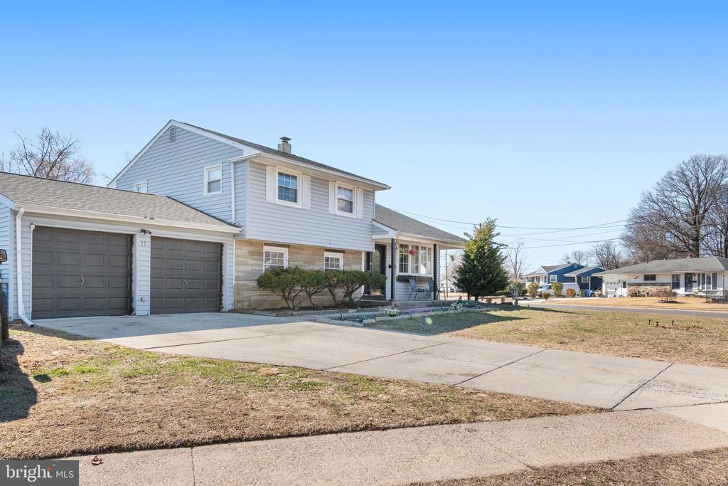 Stunning 4- Bedroom, 2- Bath colonial on a corner lot!Welcome to this beautifully maintained colonial offering the perfect blend of comfort, style, and space. Featuring 4 spacious bedrooms and 2 full baths, this home boasts a bright open floor plan with beautiful laminate flooring and abundant natural light from large Windows throughout.The newer gourmet kitchen is a true highlight, complete with quartz countertops, stainless steel appliances, and ample cabinet space which is perfect for everyday living or entertaining.Relax or host gatherings in the finished basement, or enjoy quiet morning and evenings in the fully enclosed sunroom overlooking the generous yard. Situated on a corner lot in a quiet neighborhood, this property offers both privacy and outdoor space to enjoy.Additional updates include a newer roof and newer HVAC system for peace of mind.Conveniently located just minutes from the New Jersey Turnpike, Interstate 295, and US Route 130, with easy access to shopping, dining, and nearby golf courses.Sale is contingent upon seller finding suitable housing. Sellers are actively searching as well.Make your appointments today!