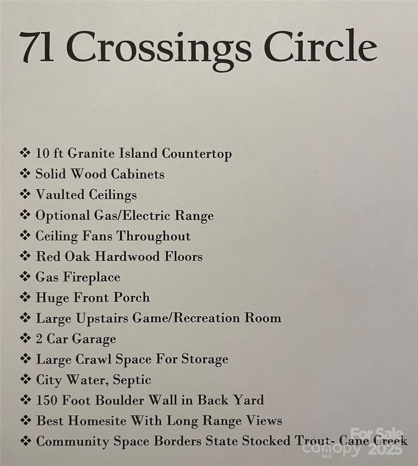 71 Crossings Circle
