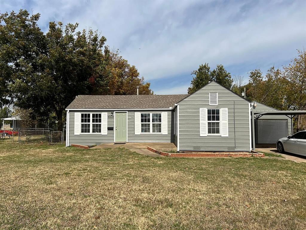 A Rare Investment/Development Opportunity in a Rapidly Growing Area! Unlock the potential of this oversized 75' x 140' (MOL) property—three lots (20-22) offering incredible flexibility for future development. Located in an up-and-coming neighborhood with strong momentum, this land is ideal for building multiple units thanks to convenient alley access behind the property. Enjoy unbeatable walkability with Chitwood Park just steps away, the splash pad a quick five-minute stroll, and effortless access to downtown Edmond and UCO. It’s the kind of location renters love—and investors hold onto. The existing home features 3 bedrooms, 2 bathrooms, laminate wood flooring throughout, a recently updated shower, two full garages, a workshop/shed, and a charming backyard gazebo. It’s currently bringing in rental income, giving you immediate returns while you plan your project. Whether you're dreaming of building multi-family units or searching for a property with room to grow, this is a standout opportunity. Invest now, build later, and let this property work for you from day one.