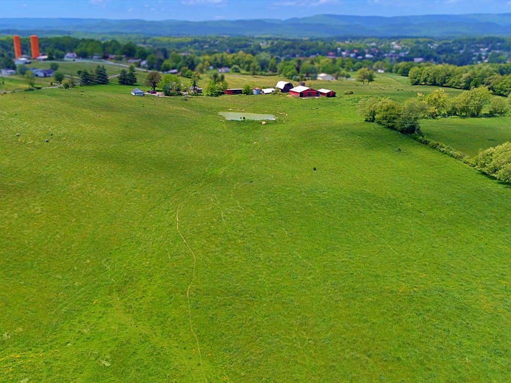 Beautiful farm and incredible investment opportunity:  70+/- gently rolling acres of prime pasture, with THREE HOUSES, pond, watering system, 56'x60' livestock barn, and more just outside the quaint town of Rural Retreat.   A myriad of options exist for the use of this property, ranging from owning a turn-key farm operation and living in the well-crafted 1920's brick farm house (even the small, well-curated, registered Polled Hereford cattle herd is available for additional consideration), to residential development as the land is already subdivided (see plat), with 36 road frontage lots and five 7-17 acre mini-farms. One of the livestock barns features cattle-working facilities and scales.  In addition, the property also includes an equipment shed and various other barns and outbuildings. See Addendum for descriptions of the houses. Act soon; this property will be offered as a whole for a limited time only before the various elements are repackaged and offered individually.