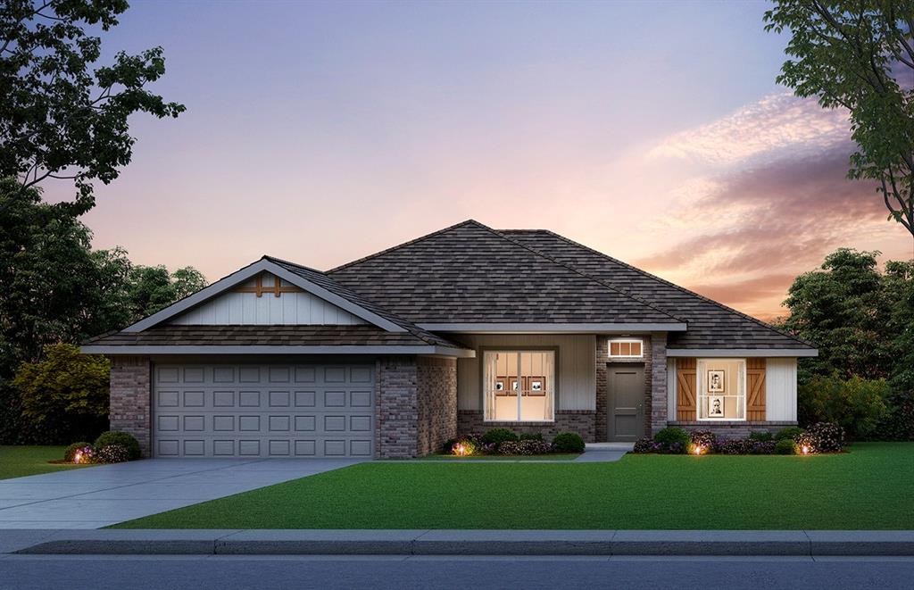 Discover Refined Living with The Brooke Floor Plan – Now Under Construction! Secure your opportunity to own this stunning home before completion and experience the perfect blend of luxury, comfort, and value. Perfect for those who work remotely or anyone seeking an elevated lifestyle at an exceptional price point. Nestled in the desirable Bellatona community, residents enjoy access to a scenic 6-acre park and playground, plus convenient proximity to the University of Oklahoma, Lake Thunderbird, Sooner Mall, I-35, and all the best of the OKC Metro. Step inside The Brooke and be captivated by its open-concept design, where a spacious island overlooks the inviting main living area highlighted by a corner fireplace. A private flex room with a stylish barn door offers the perfect space for a home office or creative retreat. The chef-inspired kitchen is a true centerpiece, featuring built-in stainless steel Samsung appliances, a 5-burner gas range, a large pantry, soft-close cabinetry, under-cabinet lighting, a farmhouse sink, and a striking free-standing island. Homes like this don’t stay available for long — schedule your private tour today with Chris and experience the unmatched style and sophistication of The Brooke Floor Plan at Bellatona!