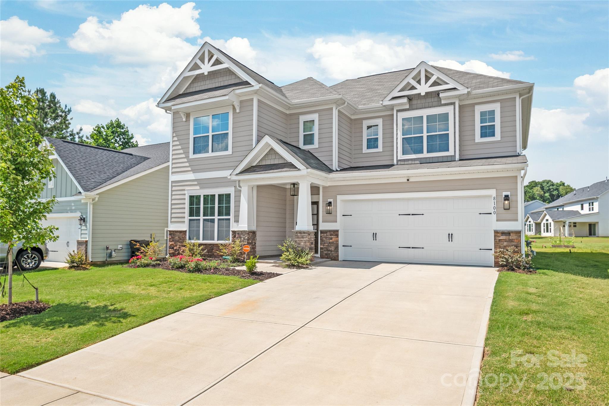 Discover this stunning, like-new 2-story residence, boasting 4 spacious bedrooms and 3 full baths across 2890 square feet of meticulously designed living space. Built less than a year ago, this home offers the perfect blend of contemporary style and functional living. Enjoy seamless indoor-outdoor living with a charming screened porch, ideal for relaxing evenings. Additional storage for all your needs is provided by a convenient backyard shed. Experience the joy of a brand new home without the wait – schedule your showing today!