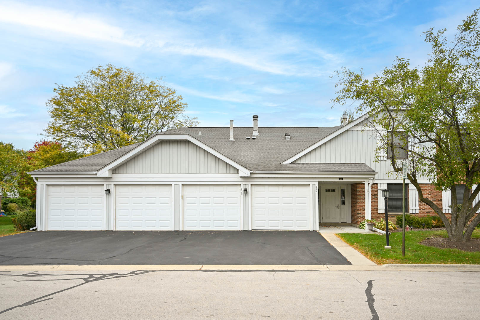 Welcome to 228 Arrowwood Ct unit D1. A bright and beautifully maintained 2-bedroom, 2-bath townhome in the highly desirable Lexington Green community of Schaumburg. So many amenities to appreciate here such as a pool and clubhouse all while keeping HOA dues low. This first-floor, one-level unit offers easy, convenient living with an in-unit washer and dryer. Enjoy the serene and open green space just steps from your door-perfect for relaxing or entertaining.  Newer HVAC and water heater. With its thoughtful layout and prime location, this home combines comfort, ease, and charm in one perfect package. Don't miss this great opportunity to own this immaculate unit!