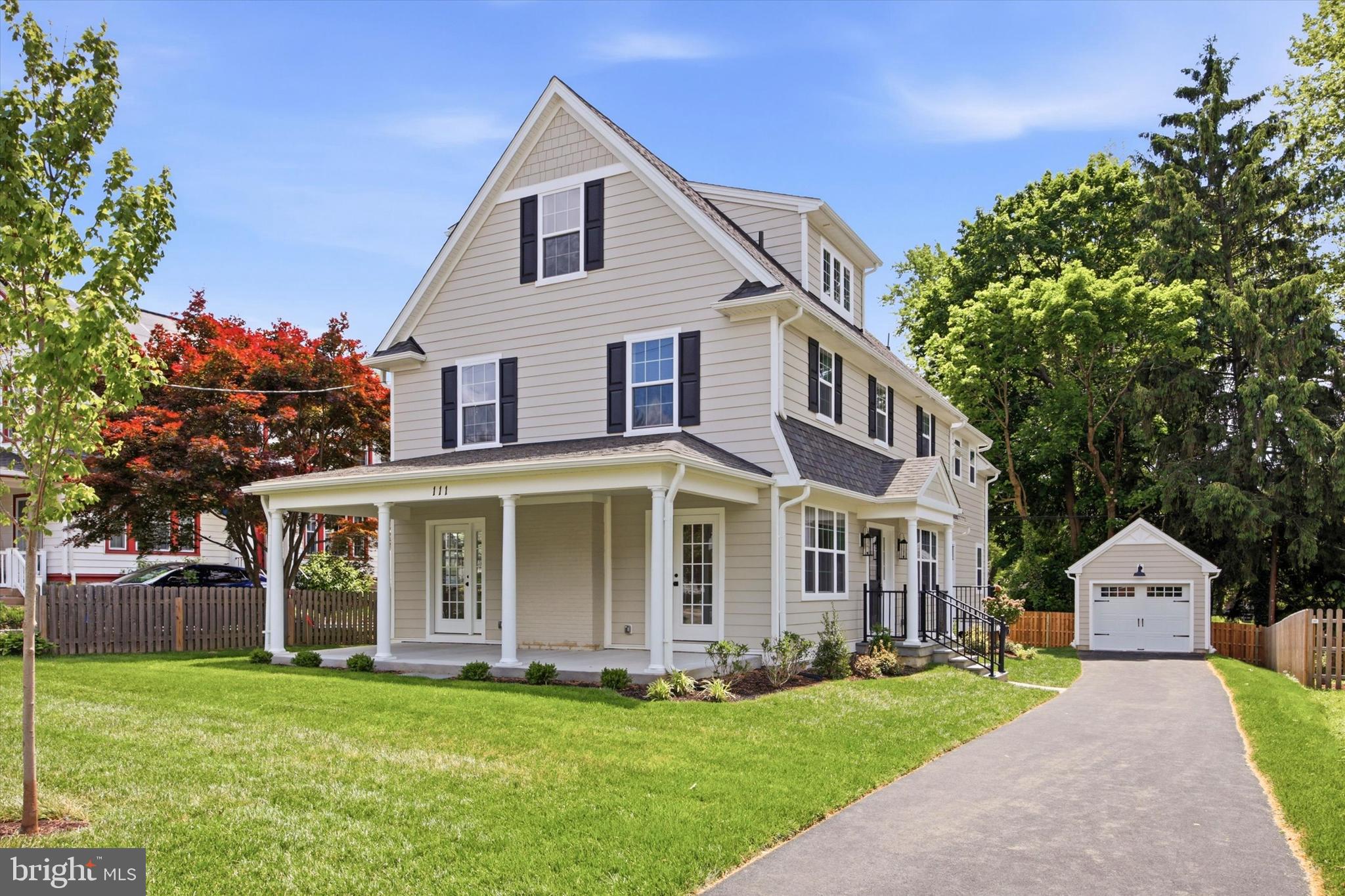 Incredible opportunity for a lucky Buyer to purchase a full renovation with addition on lovely Saint Pauls Rd! Homes rarely come up for sale on Saint Pauls Rd as it combines a wonderful neighborhood setting within walking distance to all of the shopping, boutiques, transit and fun that Ardmore has to offer. This charming Dutch Colonial has been carefully renovated and expanded to combine the character and charm of these classic Ardmore homes with a modern floorplan and finishes.  A welcoming Portico greets you as you enter the bright center foyer filled with light.  An adjacent, light-filled, and spacious Living Room offers beautiful wainscoting, crown moulding and a glass entry door to the open front porch. A study/office sits off the Living Room perfect for a private work space/study with it's own separate glass doorway to the front porch. Across the foyer is the heart of the home with a stunning Kitchen that opens to the spacious family room. You'll love entertaining in this kitchen, which offers a large center island, Quartz countertops, solid wood white cabinetry, and gorgeous GE Monogram appliances, including a six-burner cooktop. Lots of memories to be made in the large  Family Room which features a direct vent gas fireplace and entry door to the 12x16 paver patio perfect for cookouts and outdoor living. Completing the first floor is a super convenient Mudroom with custom built shelving, cubbies and additional closet storage along with a Powder Room. Heading upstairs to the second floor is the incredible Primary Suite with vaulted ceilings, bright windows and two spacious walk-in closets with custom design from Diplomat Closets. The en suite bathroom features a gorgeous freestanding tub, an oversized walk-in shower, beautiful tile, cabinetry and Quartz countertops. Two additional Bedrooms on this level are spacious and bright and share a large hall bathroom with double vanities and bathtub. A Large laundry area completes the second floor with built-in cabinetry and laundry sink. The top floor of this home offers Bedrooms 4 and 5 along with a shared hall bathroom with a gorgeous walk-in shower, casement windows and wonderfully designed tile throughout. Additional living space can be found in the finished lower level that offers 2 separate finished areas along with a Powder Room. These areas offer premium LVT flooring and are a wonderful flex space for a playroom, studio space, movie room, lots of wonderful possibilities here. The remainder of the basement offers clean and neat storage space throughout. In addition to the interior being completely fresh and new, the exterior sparkles with curb appeal starting with the impressive Hardie Board Siding, a brand new garage, a beautifully rebuilt front porch and private driveway. Exceptional opportunity to live in a wonderfully renovated home close to so many Ardmore gems, make your appointment today! **Taxes shown may vary with addition and improvements made to the property, Buyer is responsible for verifying any taxes.  All renderings/floor plans are artist interpretations of the plans. They are not exact, and are subject to errors, omissions and changes. Any photos and/or video tours are of similar properties, included to illustrate builder's similar finishes/styles.**