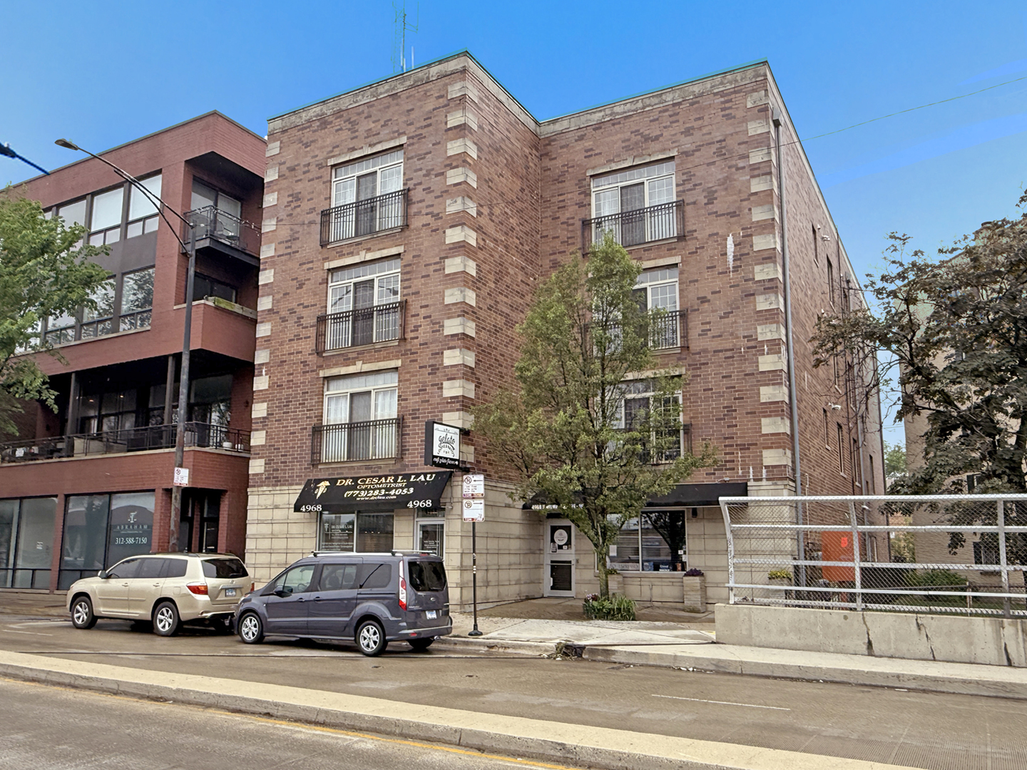 Spacious 2 bed/2 bath condo with gated parking spot located in the heart of Jefferson Park. Features include: a wide-open floor plan with 42" cherry cabinets, granite tops, stainless steel appliances, dishwasher, garbage disposal, fireplace, high ceilings, in-unit laundry, and hardwood flooring throughout. Tons of natural light with a private balcony off the living room. The primary bedroom includes a luxurious en-suite bathroom with whirlpool tub and double vanity. Elevator building with secured entry and storage locker included. Unit is situated in the much quieter rear of the building. Conveniently located one block from the Jefferson Park CTA Blue Line stop, 90/94 access, with bars, restaurants, and nightlife on Milwaukee Ave. Make this your primary home or lucrative investment property as rentals are allowed.