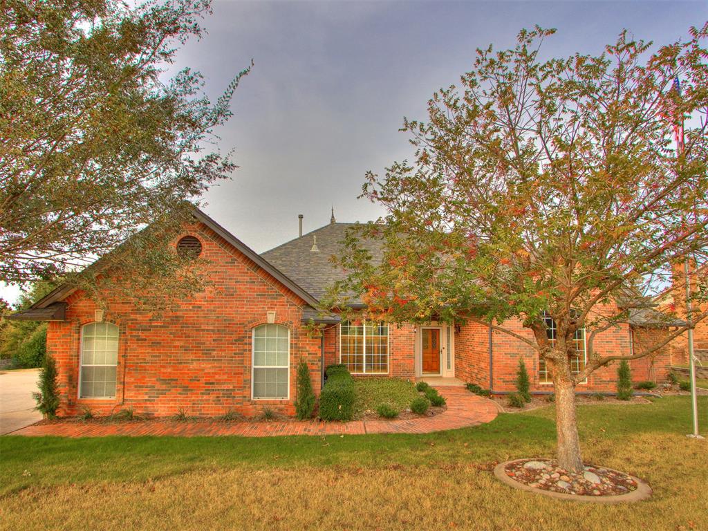 This lovely home is situated in a great neighborhood (no HOA) and sits on just over an acre of land.  The lot has mature trees and a 30x32' workshop, with electricity.   The workshop has a 2nd floor that could be finished out as a hobby room or office.  The house is set up great for entertaining, with two living areas, two dining areas and one of the 4 bedrooms could be used as an office, if needed.  The formal living room is set up with a pool table and the dining room is currently being used as a 2nd living area.  The family room has built ins, a gas log fireplace and large windows allowing lots of natural light.  The open floor plan allows full access between the living areas and the kitchen/eat-in space.  You can continue your entertaining outside, with an open deck made of composite materials (~ 14x26') and large yard.  The primary bedroom is set up on one side of the house with an ensuite bathroom that hosts a jetted tub and separate shower/double sink vanity and make-up area, along with large walk-in closet.  Three secondary bedrooms and a hall bathroom are on the opposite side of the house.  Custom oak cabinets are throughout the home and wood floors and tile are in much of the house.  Some other updates/features include:  Roof 2020, tankless water heater 2016, french drains, kitchen granite counters and stainless steel appliances, and newer flooring in the family room/kitchen.   The owner is willing to sell the pool table, refrigerator, washer/dryer, patio dining table and the John Deere riding mower with trailer/equip; items separately priced.
