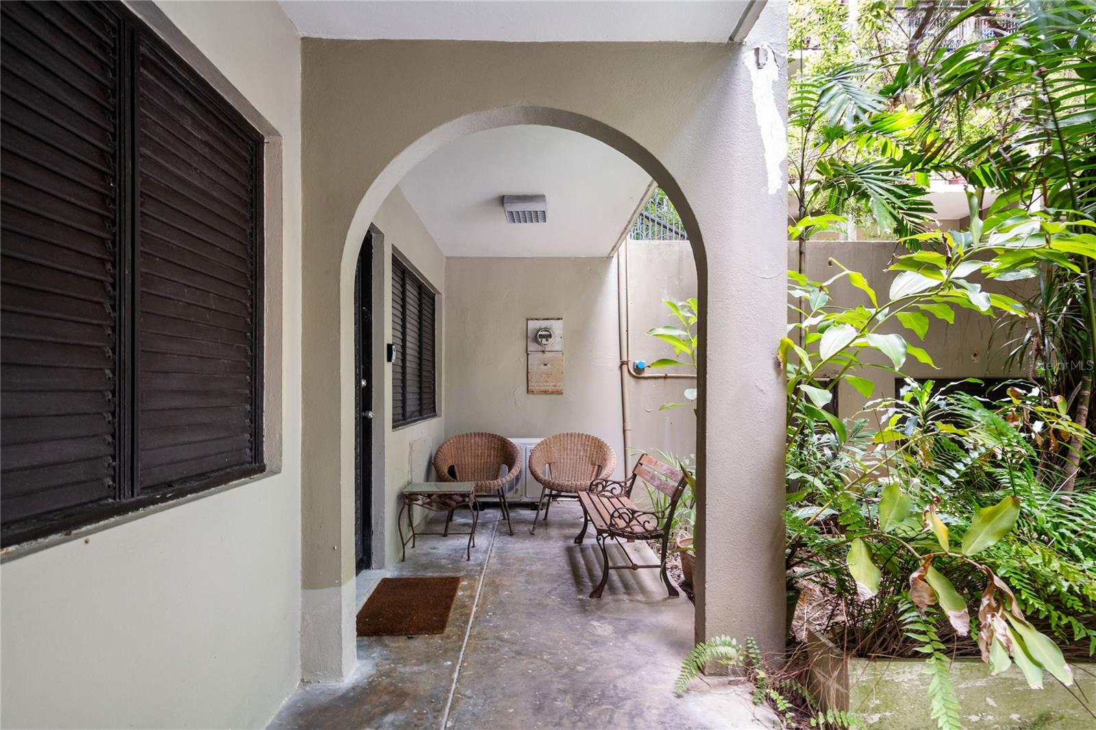 Charming 2-bedroom apartment on the first floor of a peaceful, residential building on iconic Luna Street in Old San Juan. This Airbnb-friendly unit offers a cozy layout that opens directly to a serene interior courtyard, perfect for morning coffee or evening relaxation. Located steps from top restaurants, vibrant bars, shops, and historic landmarks, and just a short walk to the oceanfront. A rare opportunity to own in the heart of OSJ with short-term rental potential.