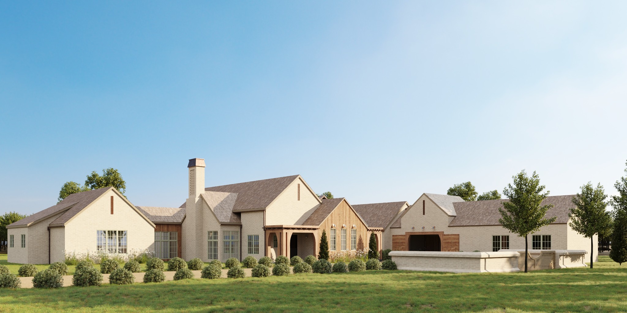 TO BE BUILT – Perched atop the rolling hills of Middle Tennessee with sweeping panoramic views, experience timeless Southern living on 8 private acres in this modern-heritage estate designed for effortless everyday life and memorable gatherings. Walls of glass frame the landscape, while an elevator and thoughtful flow keep everything easy from garage to bedrooms. The chef’s kitchen centers on a 48” Thermador gas range, column refrigerator & freezer, dishwasher and warming drawer, plus a Sharp microwave drawer. An adjacent scullery handles the heavy lifting with dual Thermador wall ovens, a 2nd dishwasher, refrigerator/freezer, beverage fridge, optional 2nd microwave drawer, and a dedicated outside delivery porch/door, perfect for caterers and grocery drop-offs. Retreat to a serene primary suite with fireplace, spa bath, and expansive closet, complemented by three additional ensuite bedrooms for family and guests. A stately office with fireplace overlooks the grounds; a mudroom off the four-car garage and a well-placed laundry keep daily living dialed in. On the lower level, entertain with a full kitchenette, home theater, and wet bar (sink, microwave, beverage fridge, ice maker). An optional ADU suite on this level adds flexible multi-generational living. Wellness is built in with a dedicated spa/gym, cold plunge tub and hot sauna. Outside, enjoy a Gunite pool, outdoor hot tub, fire pit, and a full outdoor kitchen & dining beneath a covered terrace, plus an outdoor fireplace for 4-season use. A dog washing station makes pet life easy. Engineered for comfort & peace of mind: high-efficiency windows/doors/insulation, whole-home automation (lighting/doors), security & audio systems, and abundant storage throughout. Crafted for a lifetime of hosting and quiet mornings alike, modern convenience, classic calm, & Middle Tennessee beauty in perfect balance. Just minutes from I-840, Carters Creek, & the charming village of Leiper’s Fork, this is a rare opportunity indeed!