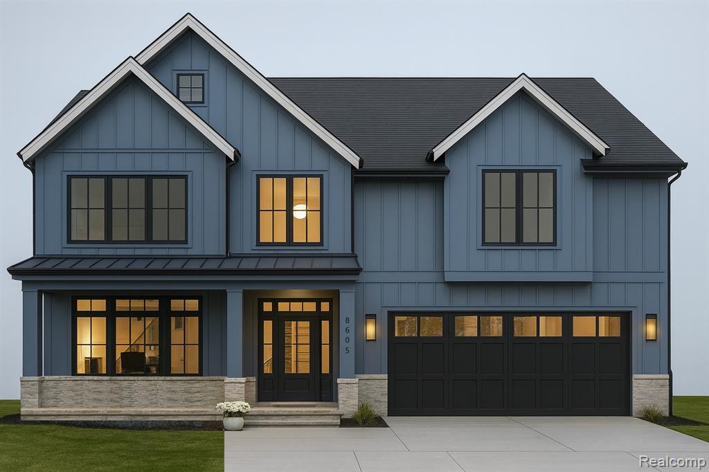 TO BE BUILT – EXECUTIVE-STYLE LIVING ON LOWER STRAITS LAKENESTLED ON A PRIVATE ROAD, THIS STUNNING 4 BEDROOM, 3.5 BATH, 3,100+- SQ FT CONTEMPORARY FARMHOUSE SCHEDULED FOR COMPLETION IN 2026—OFFERS A PERFECT BLEND OF WARMTH AND MODERN SOPHISTICATION. DESIGNED FOR TIMELESS APPEAL WITH A FRESH, CONTEMPORARY TWIST, THE HOME FEATURES A LUXURIOUS MASTER SUITE WITH MULTIPLE WALK-IN CLOSETS, A FREESTANDING SOAKING TUB, AND DUAL VANITIES. THE KITCHEN AND BREAKFAST AREA ARE BATHED IN NATURAL LIGHT AND OFFER PICTURESQUE VIEWS OF THE LAKE, COMPLEMENTED BY A SPACIOUS LARGE PANTRY. A LARGE MUDROOM WITH ITS OWN PRIVATE ENTRY ENHANCES EVERYDAY FUNCTIONALITY. ALL BEDROOMS ARE APPOINTED AS ELEGANT SUITES, ENSURING COMFORT AND PRIVACY THROUGHOUT. THE WALKOUT BASEMENT PROVIDES ADDITIONAL SPACE FOR ENTERTAINMENT OR RELAXATION (EXISTING HOME TO BE DEMOLISHED.)