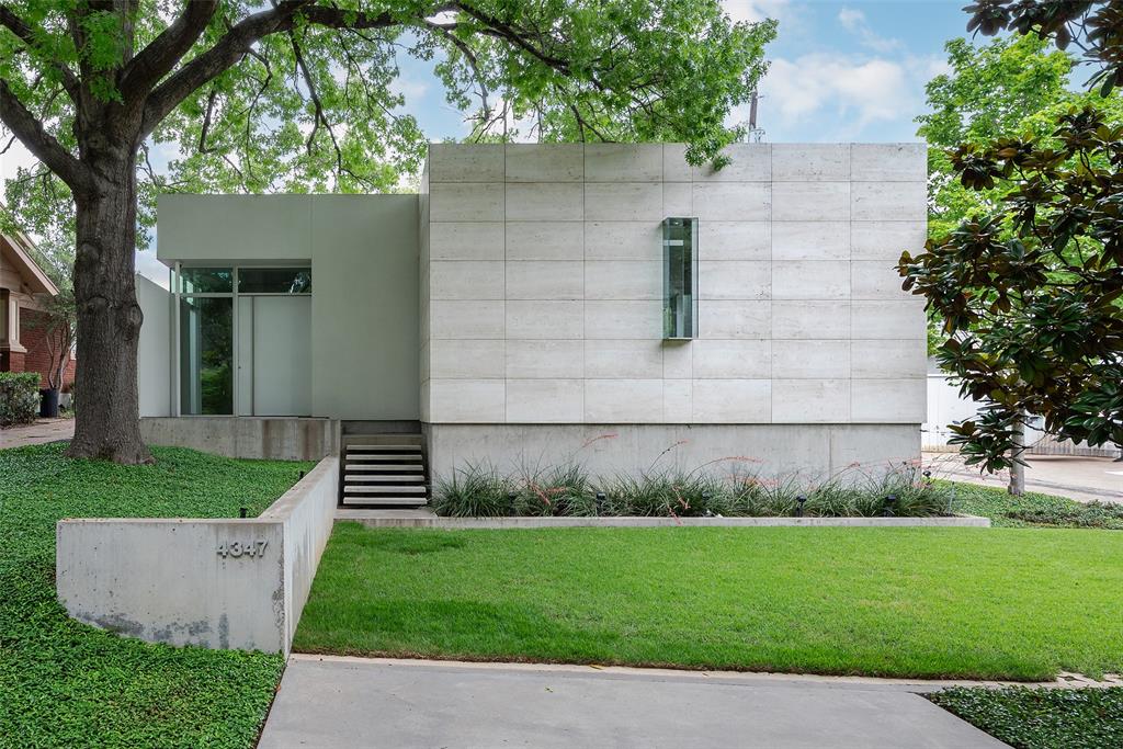 Architecturally significant modern residence designed by renowned architect Lionel Morrison. Known as Casa di Luce, this celebrated home is thoughtfully organized around a private central courtyard and pool, creating a serene, light-filled sanctuary in the heart of the city. Clean modern lines, Roman travertine, stucco, and expansive walls of glass define the exterior, while the interior reveals a refined palette of concrete, marble, wood, and steel.The open living, dining, and kitchen spaces flow seamlessly to the courtyard, blurring the line between indoors and out. The custom kitchen features premium appliances and minimalist detailing, ideal for both everyday living and entertaining. The primary suite and guest accommodations offer privacy, natural light, and tranquil views, while an upstairs flex space functions perfectly as a media room, office, or studio.Additional features include automated shading, integrated lighting, geothermal HVAC, and a three-car garage. Ideally located in the Turtle Creek - Avondale corridor, Casa di Luce represents a rare opportunity to own a true work of modern architecture in Dallas.