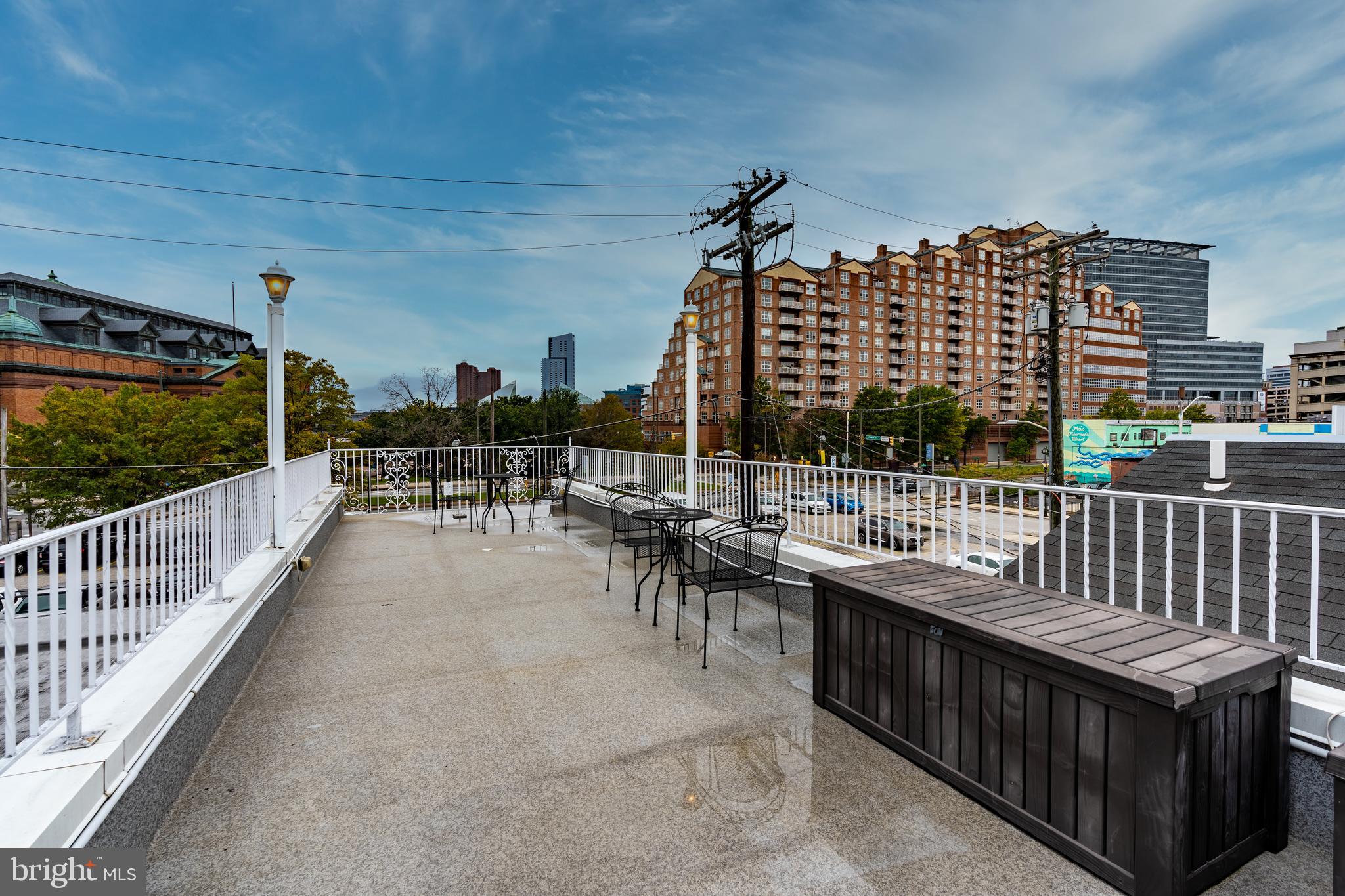 Stunning 3BR/2.5BA renovated townhome located in historic Little Italy. Enjoy the hardwood floors throughout, gourmet kitchen with high-end stainless steel appliances and granite countertops, massive main suite, custom wainscoting & trim, spa-like bathroom, large rooftop deck with stunning views of the Inner Harbor, and bonus room located in the basement. Third-floor loft space could be used as 3rd bedroom or additional living space. Steps away from Whole Foods, 24HR CVS, Starbucks, Waterfront, Inner Harbor, movie theater, restaurants, bars and upscale shopping.