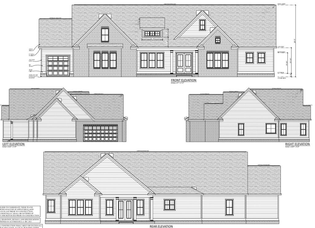 Beautiful home on a full acre lot located in the new PECAN FARMS SUBDIVISION!4 bedrooms, 3 full bathrooms and a half bath for your guests!Plenty of room with 2534 heated sf & 3844 sf total under roof! Beautiful 10 foot ceilings with 8 foot interior & exterior doors.Home features coffered ceilings, large kitchen island, custom cabinets, quartz countertops, 36" gas cooktop, wall oven, dishwasher, microwave and refrigerator, gas fireplace with logs! Master bath with large tiled shower with multiple shower heads! Large walk in closets with wood shelving. Exterior of home sits on a large full acre lot, has architectural shingles & fully irrigated and landscaped yard! Home currently under construction & will be completed soon! (Please note that the photo rendering of the home elevation is changed to not include a bonus room upstairs).