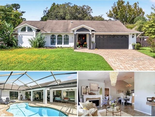 Welcome home to space, privacy and Florida living on a beautiful 0.51-acre fully fenced lot in the heart of Spring Hill! Built in 1990, this 3-bedroom, 2-bath pool home offers 2,062 square feet of living space and is tucked away on a private dead-end street. No HOA or CDD fees.  The property is also located outside of a flood zone, so no flood insurance is required. The home features an inground pool with a convenient pool bath, pavers around the pool area as well as a paved driveway, vaulted ceilings, tile flooring, updated light fixtures and updated bathrooms. The spacious floor plan includes a formal living room, formal dining room, family room and an eat-in kitchen area with glass doors overlooking the pool & patio area. The kitchen includes a dishwasher and glass-top range, and window treatments are already in place.  Multiple sliding glass doors provide easy access to the pool and outdoor living areas. The oversized backyard offers endless possibilities—expand the pool deck, create additional entertaining space, add storage sheds or simply enjoy the extra room for pets, play and outdoor living. With a 2-car garage, generous parking, a fully fenced yard and plenty of room to make it your own, this home is ready for a buyer’s personal touch. Don't delay call today to schedule your private showing!