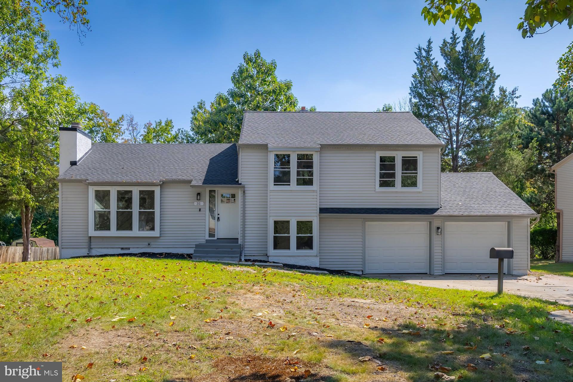 31 Quince Ct, Mount Laurel, NJ – Stunning 3 bed, 2.5 bath home fully updated inside and out! Featuring a new kitchen, new bathrooms, new roof, and new HVAC and its located on a quiet Cul-De-Sac in the highly desireable Birchfield community.  This move-in ready property combines modern style with peace of mind. Conveniently located near shopping, dining, and top schools — everything you want in a Mount Laurel home!   Schedule your appointment today!